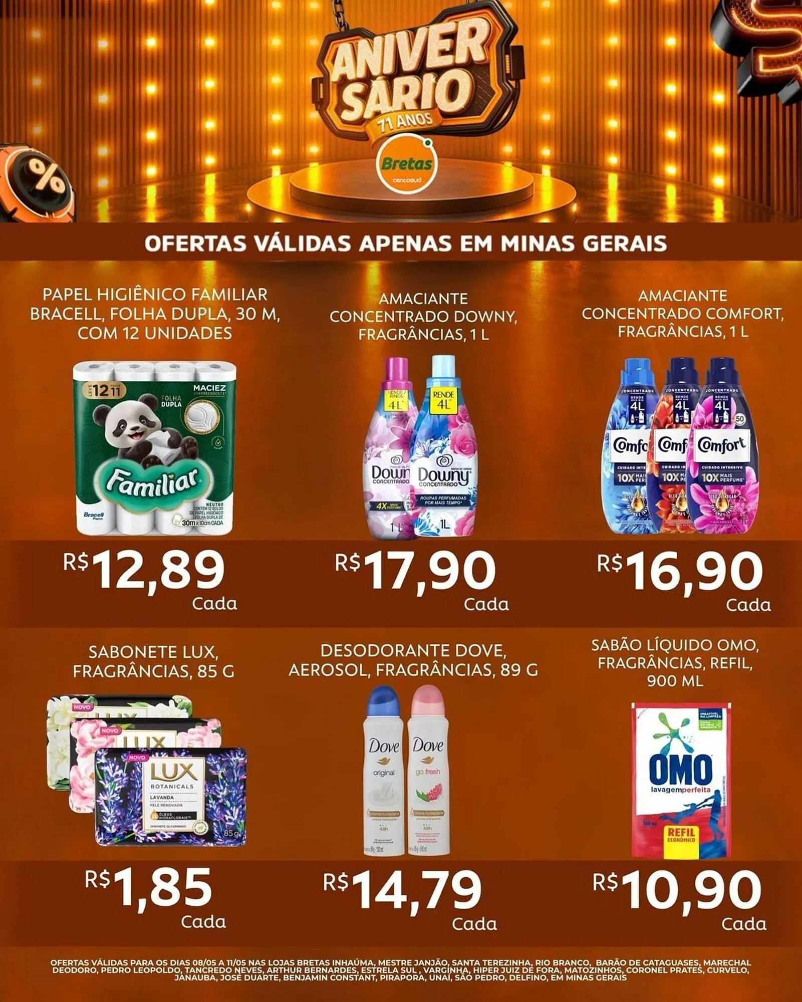 Encarte de Catálogo Supermercados Bretas 8 de maio até 11 de maio 2025 - Pagina 4