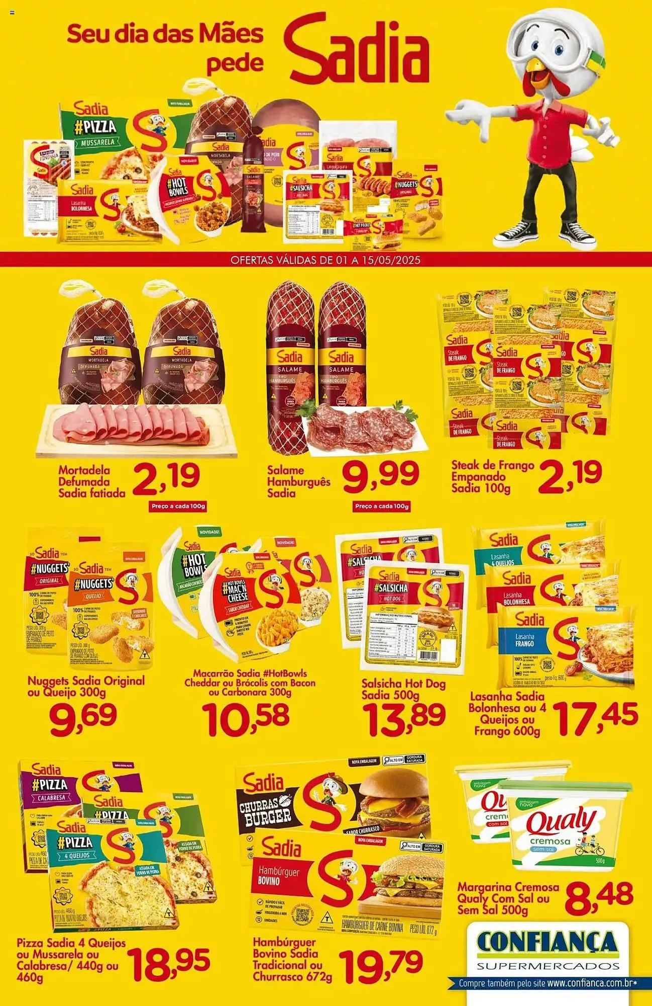 Encarte de Catálogo Confiança Supermercados 1 de maio até 15 de maio 2025 - Pagina 1