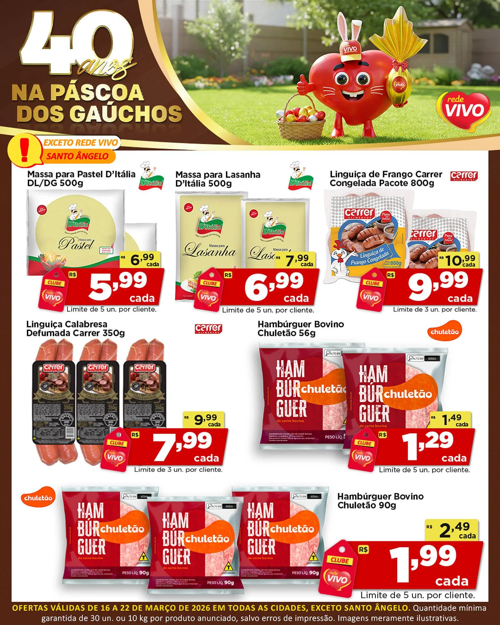 Encarte de Encarte Rede Vivo 16 de março até 22 de março 2026 - Pagina 1