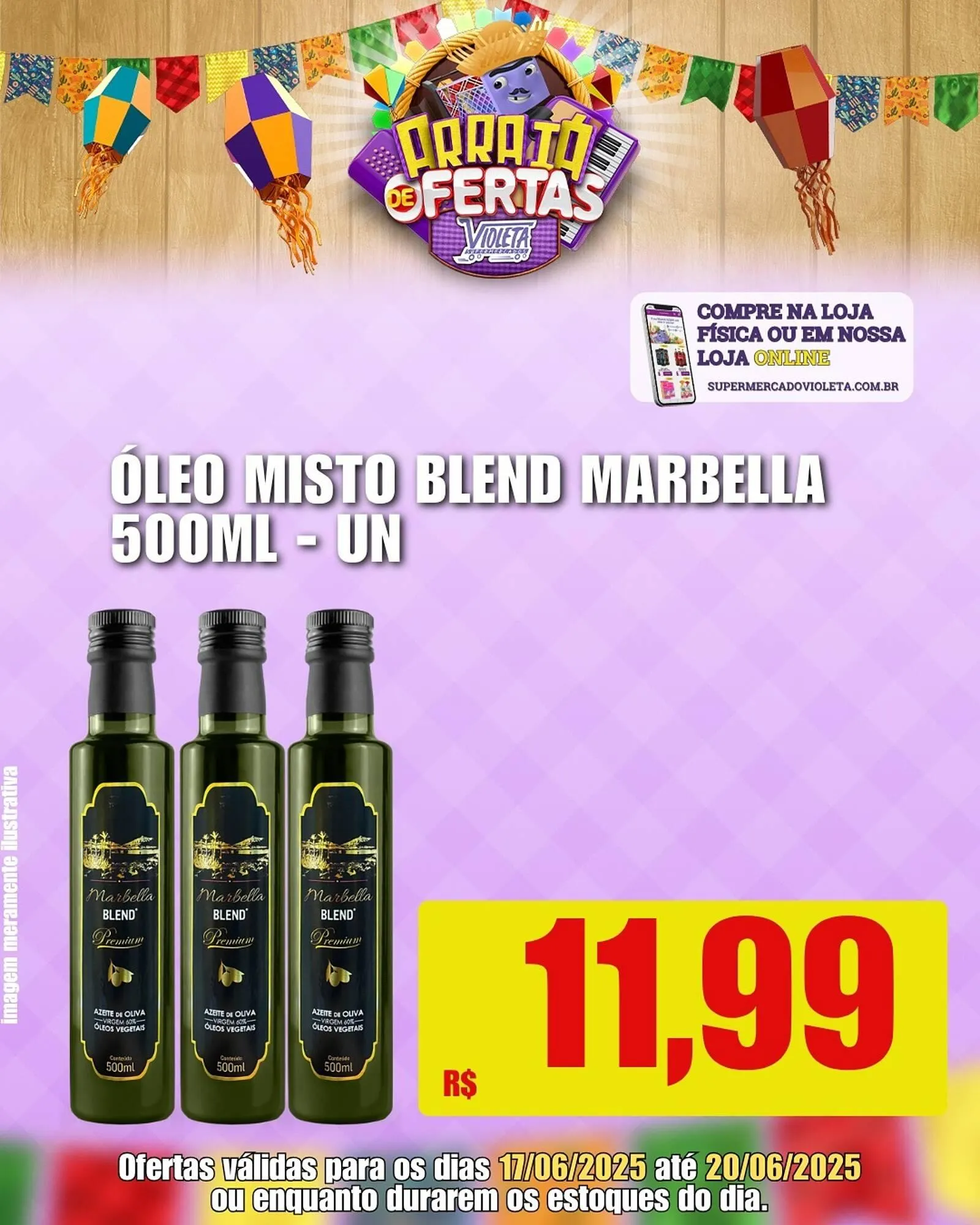 Encarte de Catálogo Violeta Supermercados 17 de junho até 20 de junho 2025 - Pagina 2