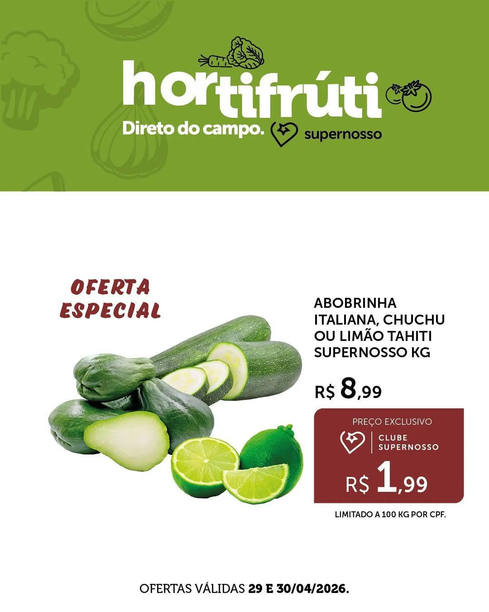 Encarte de Folheto Super Nosso 29 de abril até 30 de abril 2026 - Pagina 3