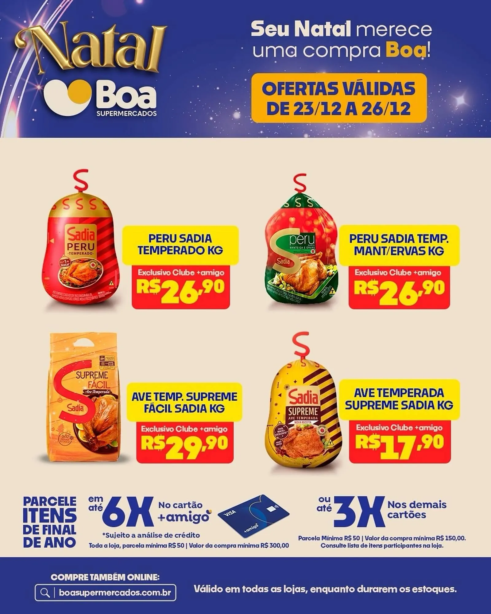 Encarte de Tabloide Boa Supermercados 24 de dezembro até 26 de dezembro 2025 - Pagina 1