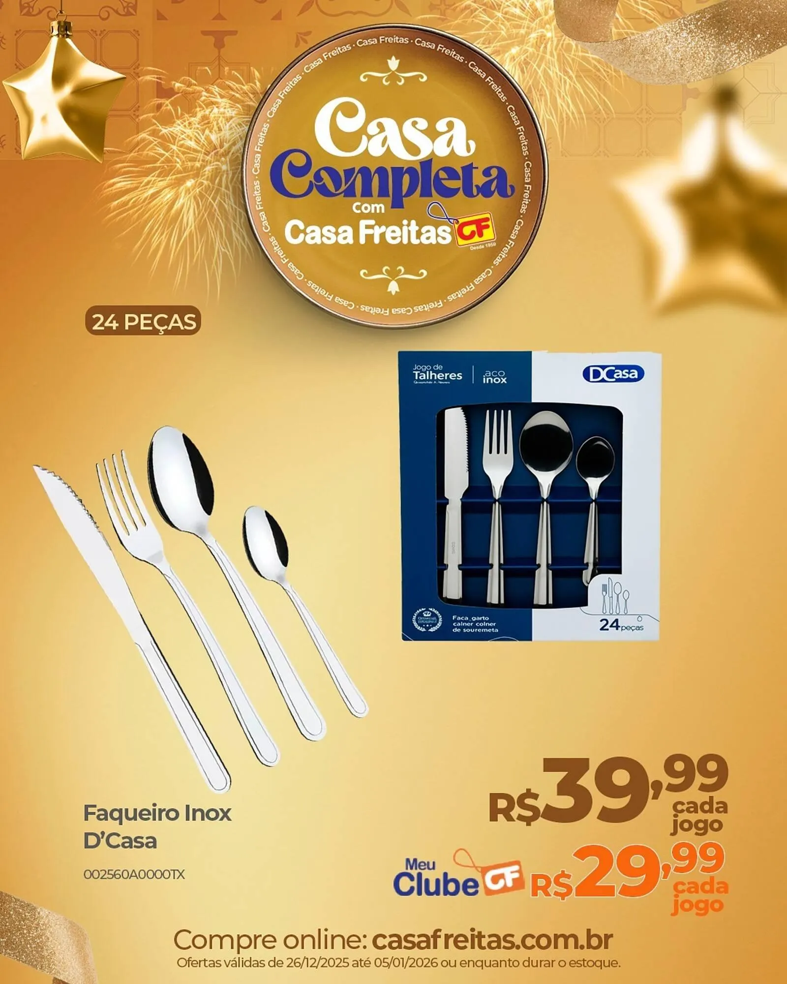 Encarte de Catálogo Casa Freitas 30 de dezembro até 5 de janeiro 2026 - Pagina 1