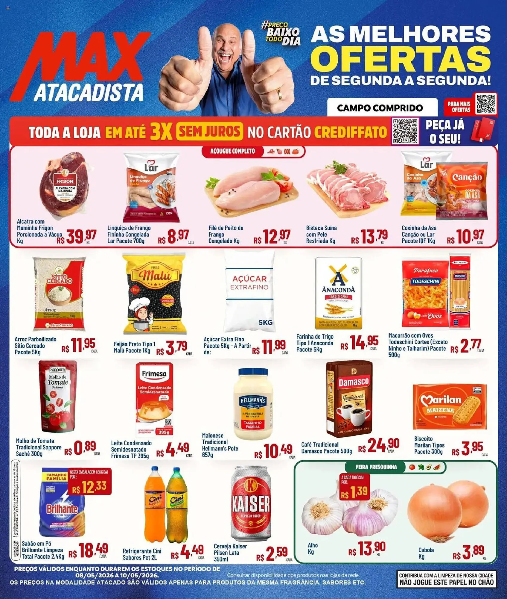 Encarte de Encarte Max Atacadista 8 de maio até 10 de maio 2026 - Pagina 1