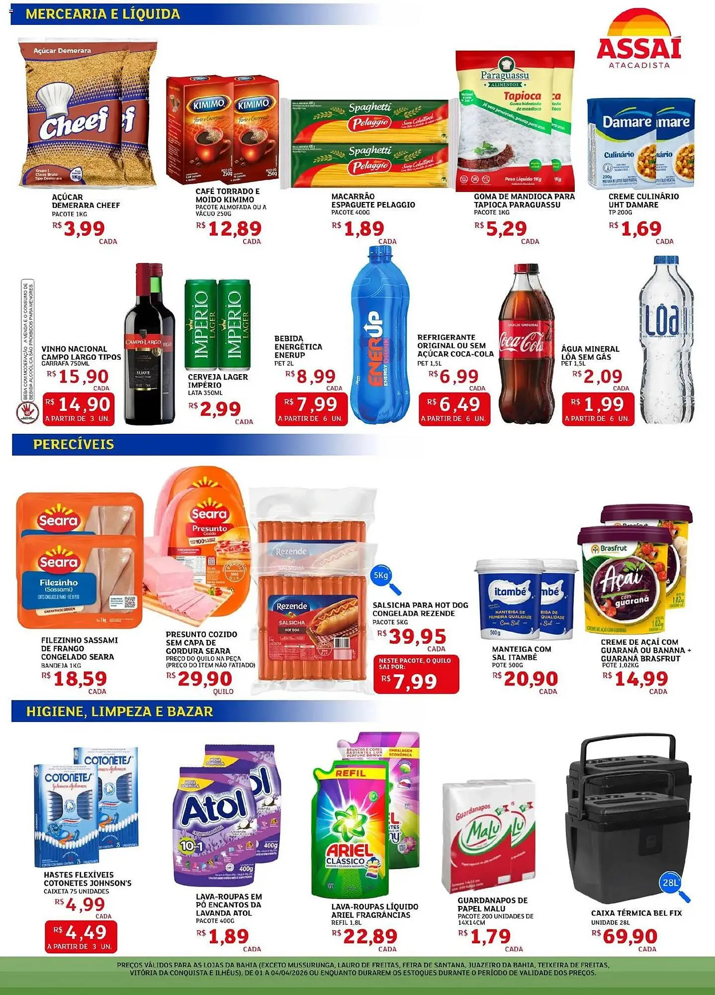 Encarte de Encarte Assaí Atacadista 1 de abril até 4 de abril 2026 - Pagina 2