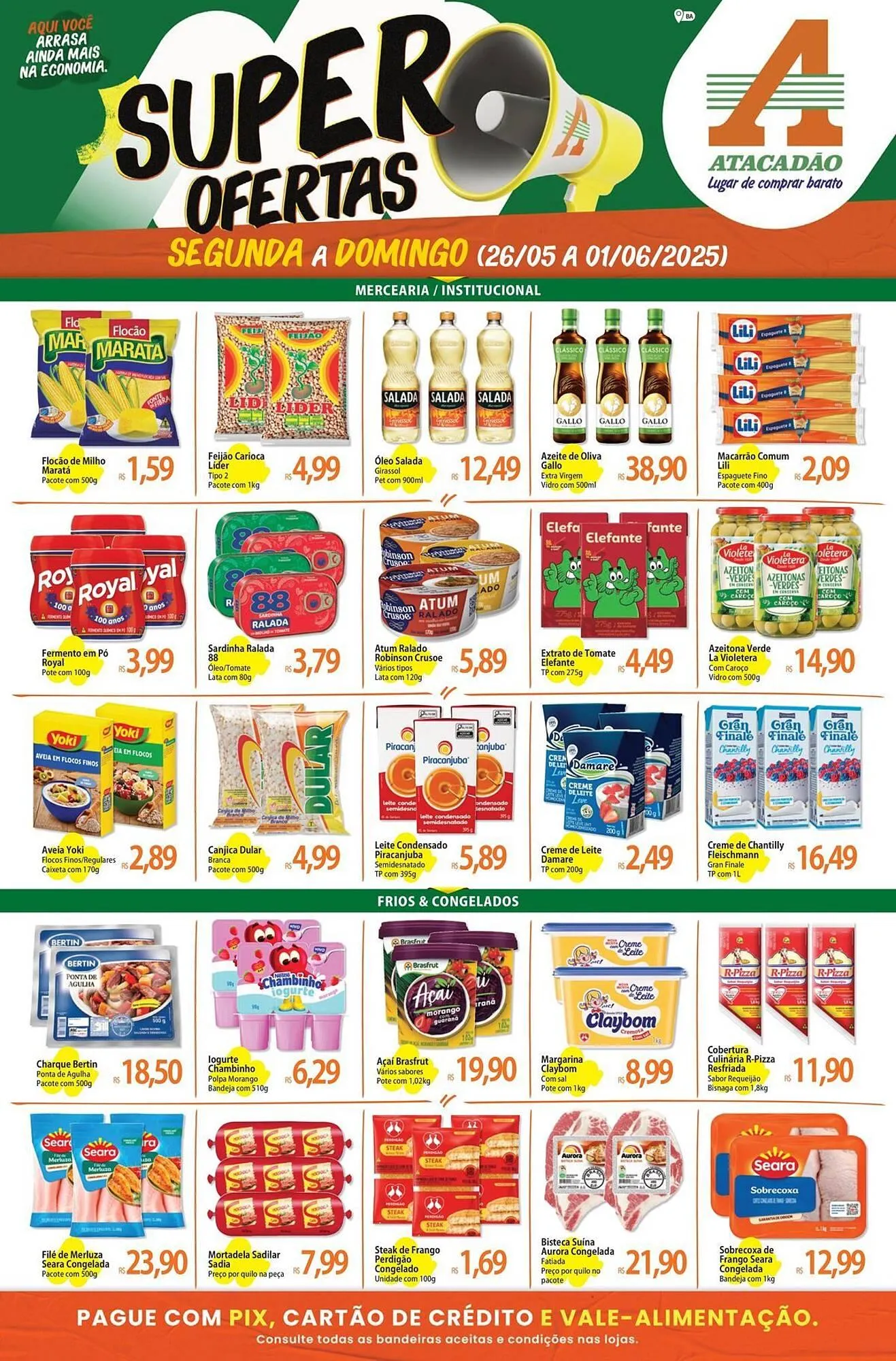 Encarte de Catálogo Atacadão 28 de maio até 1 de junho 2025 - Pagina 1
