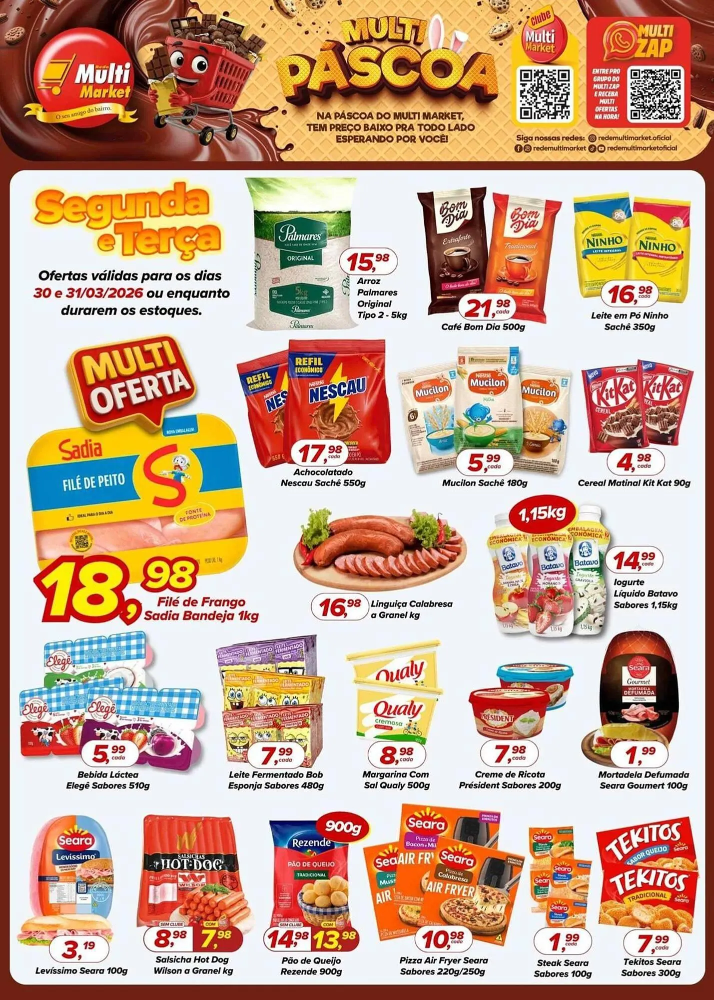 Encarte de Encarte Rede Multi Market 30 de março até 31 de março 2026 - Pagina 1