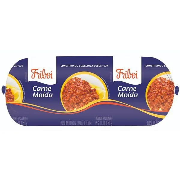 Carne Moída Bovina Congelada Friboi 500g