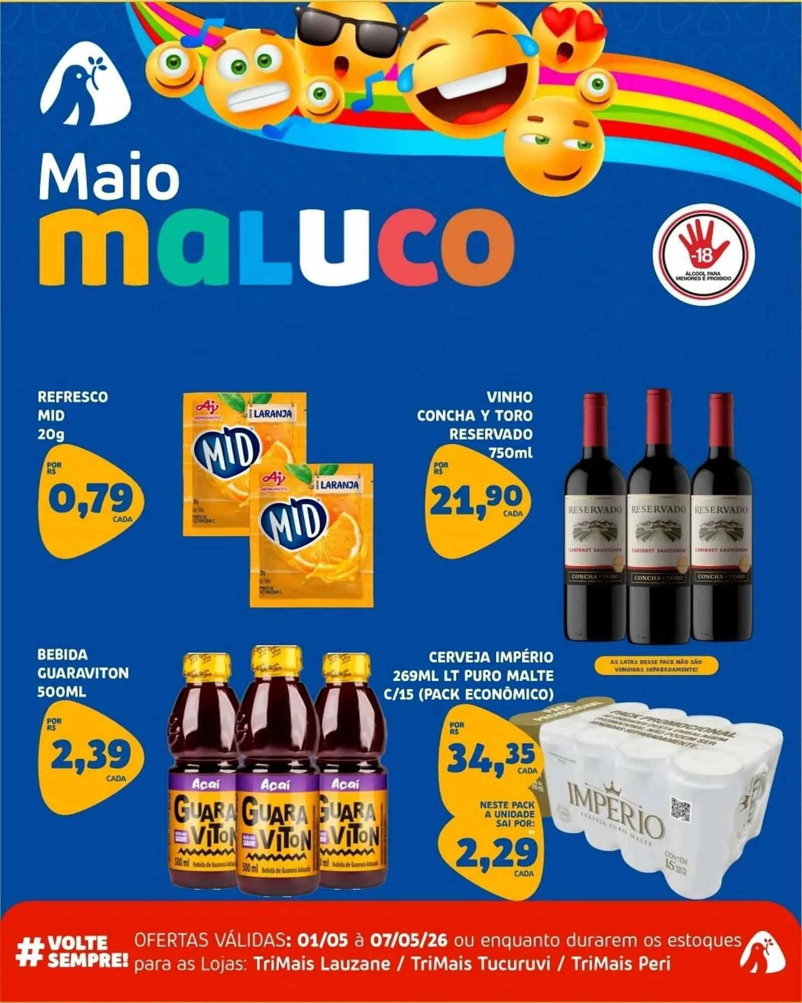 Encarte de Catálogo Trimais Supermercado 1 de maio até 7 de maio 2026 - Pagina 11