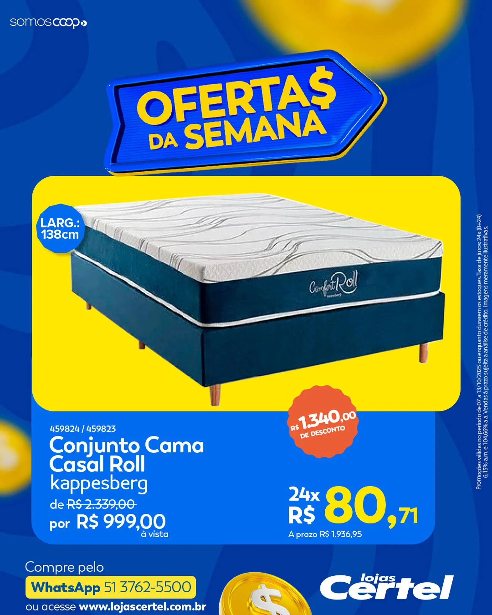 Encarte de Folheto Lojas Certel 7 de outubro até 13 de outubro 2025 - Pagina 3