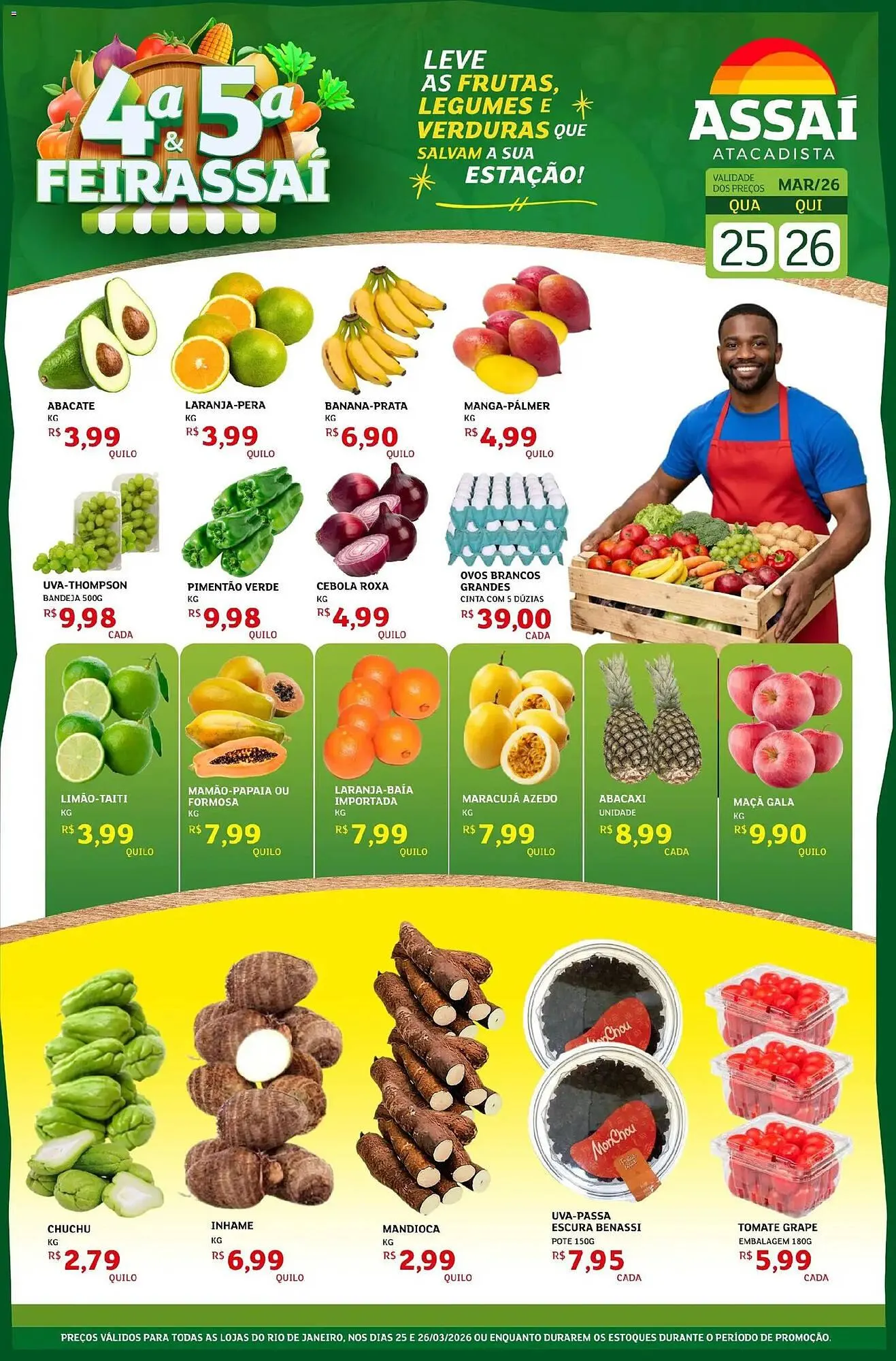 Encarte de Encarte Assaí Atacadista 25 de março até 26 de março 2026 - Pagina 1