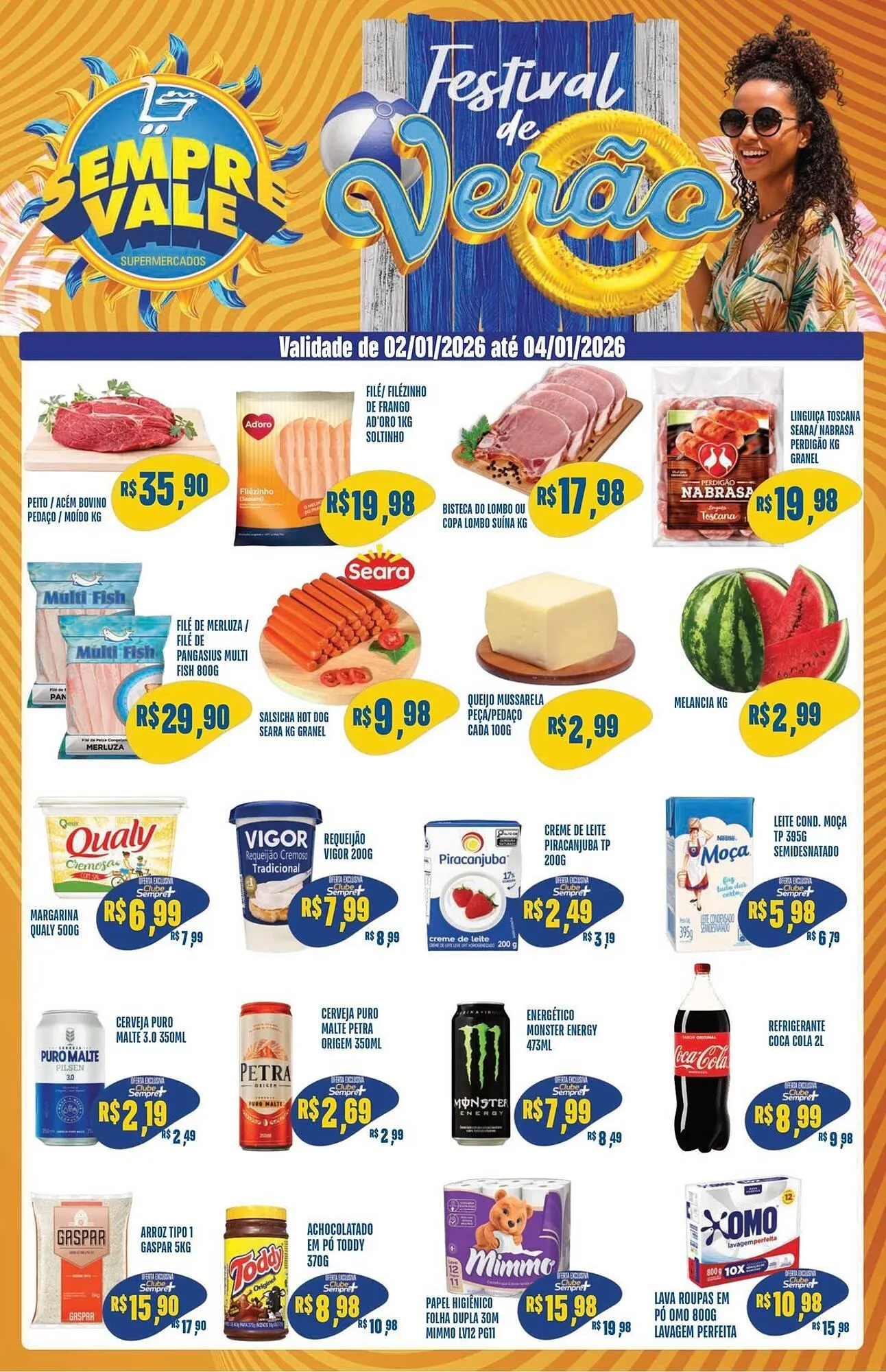 Encarte de Catálogo Sempre Vale Supermercados 2 de janeiro até 1 de abril 2026 - Pagina 1