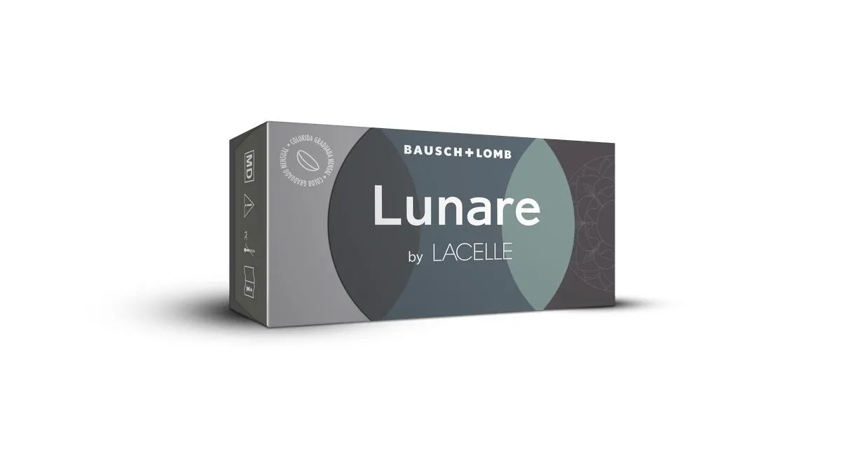 Lentes de Contato Lunare Mensal Cor Gray 1 Par