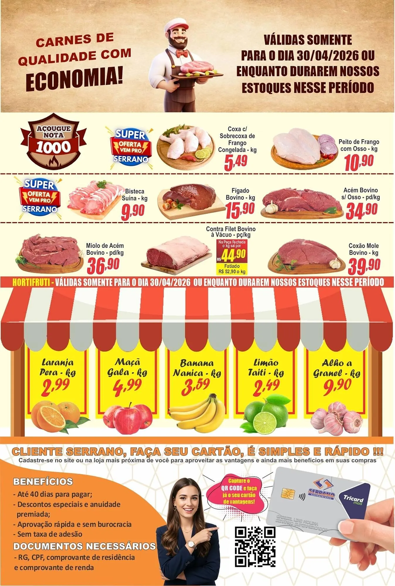 Encarte de Catálogo Serrano Supermercado 28 de abril até 5 de maio 2026 - Pagina 2