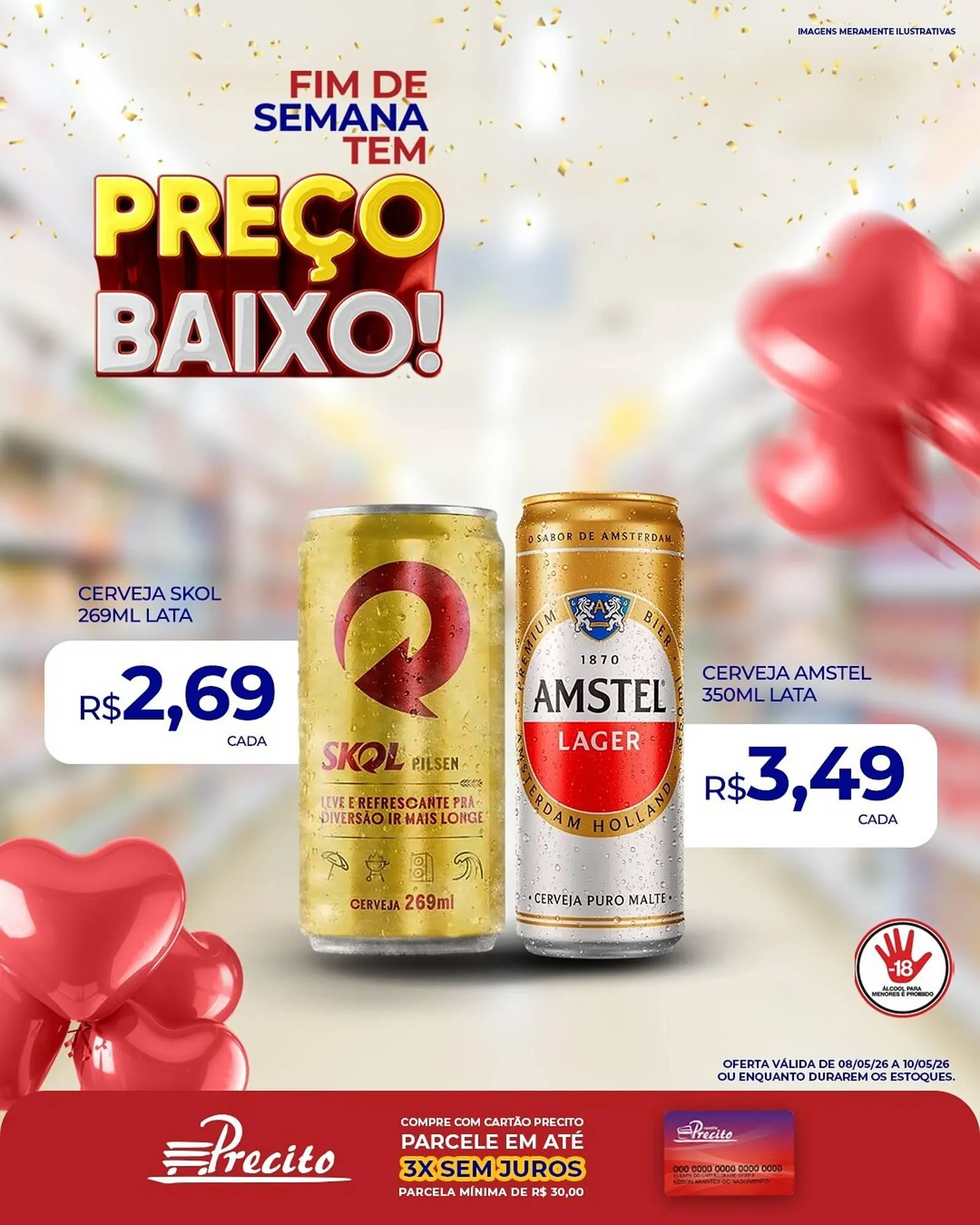 Encarte de Catálogo Supermercado Precito 8 de maio até 10 de maio 2026 - Pagina 3