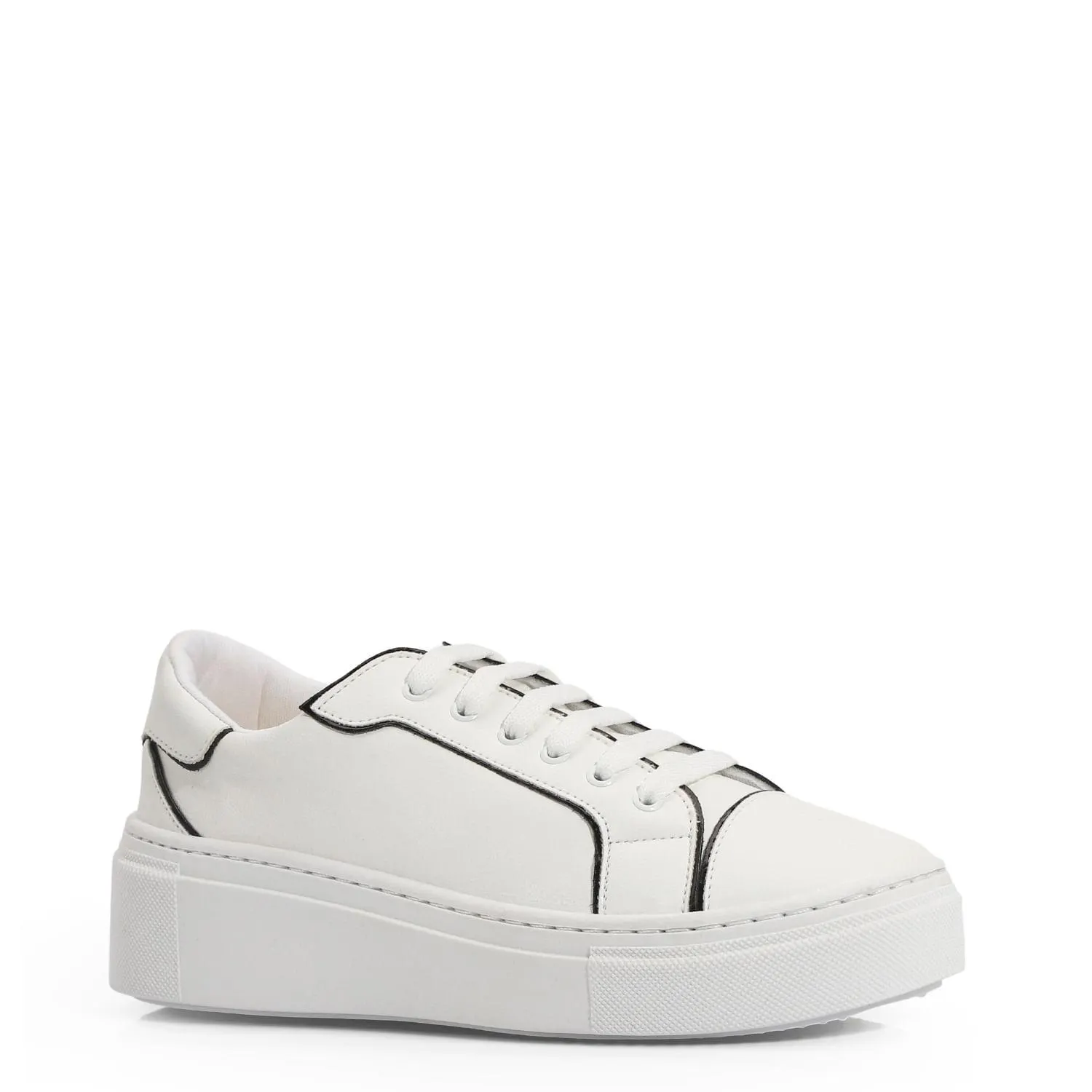 Tênis Alt Branco/Verniz Preto