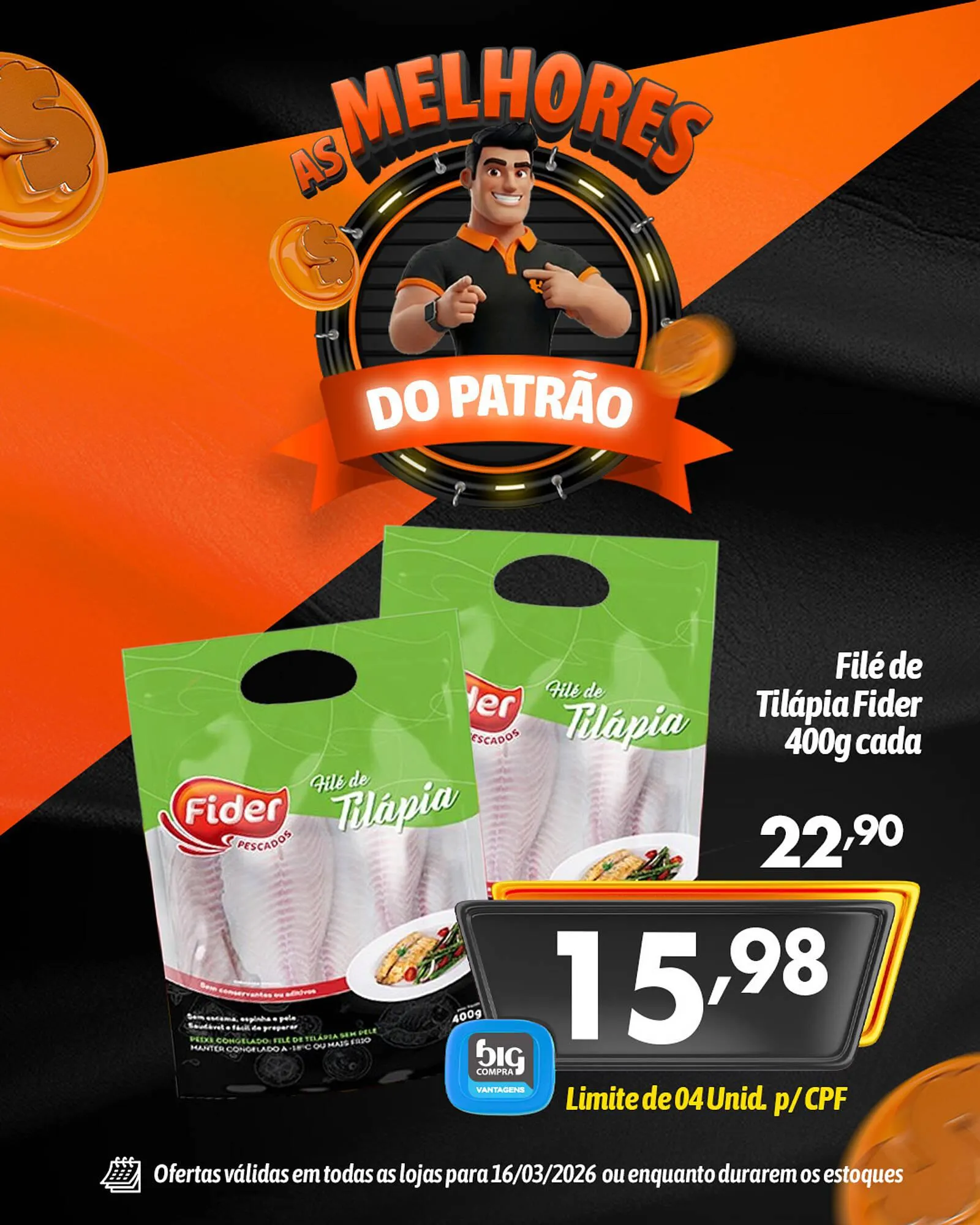 Encarte de Catálogo Supermercados Big Compra 16 de março até 16 de março 2026 - Pagina 3