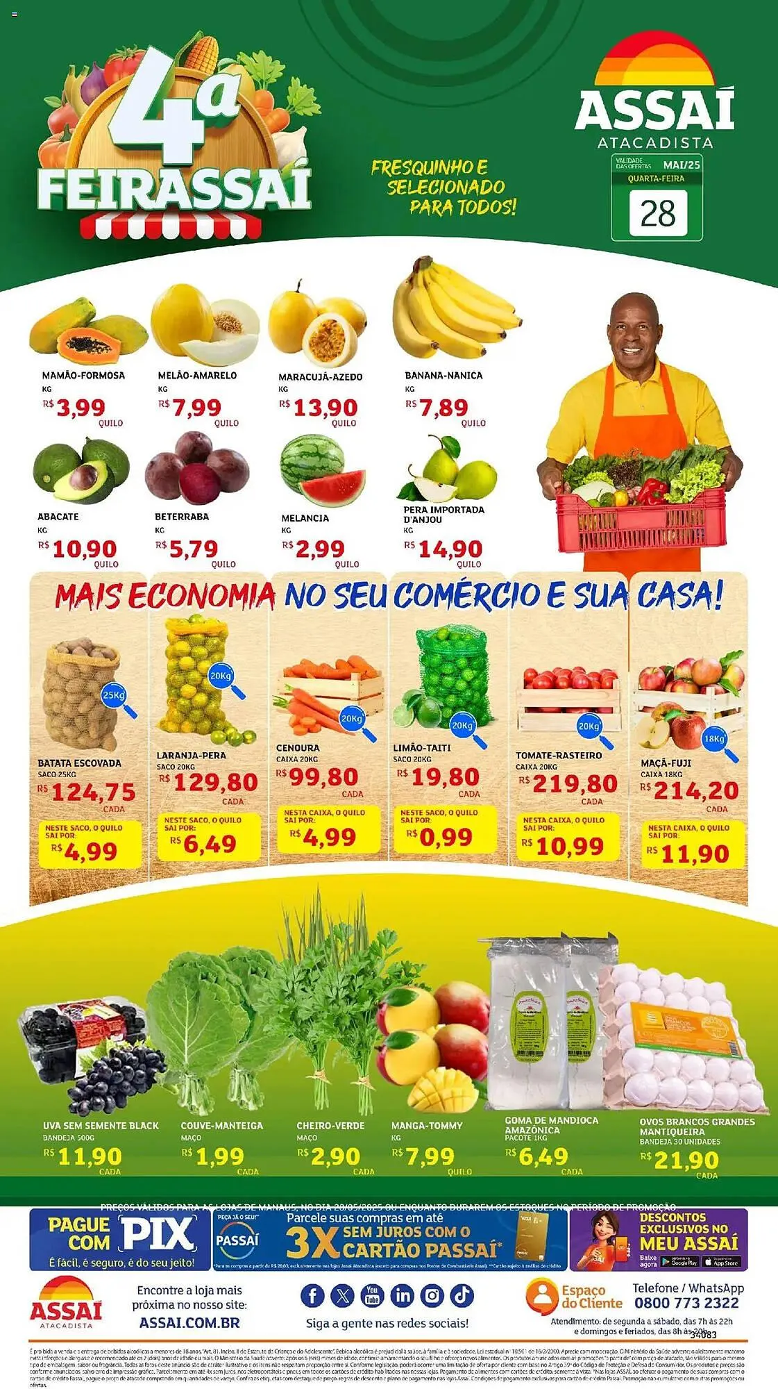 Encarte de Catálogo Assaí Atacadista 28 de maio até 29 de maio 2025 - Pagina 1