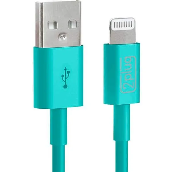 Cabo USB para lightning, certificado Apple, 1m, Azul, 2Plug - CX 1 UN