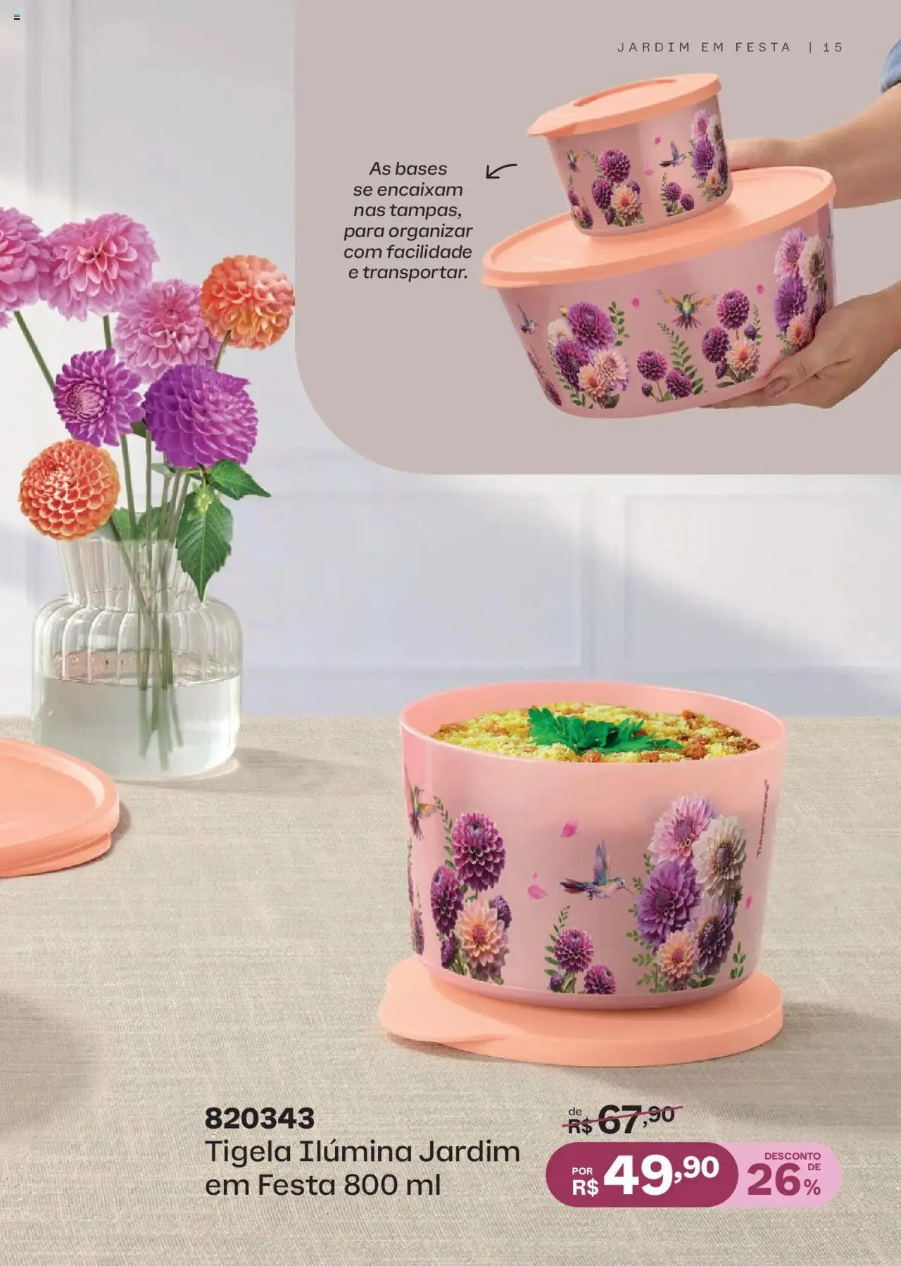Encarte de Tupperware - Catálogo Vitrine 03 1 de março até 31 de março 2025 - Pagina 15
