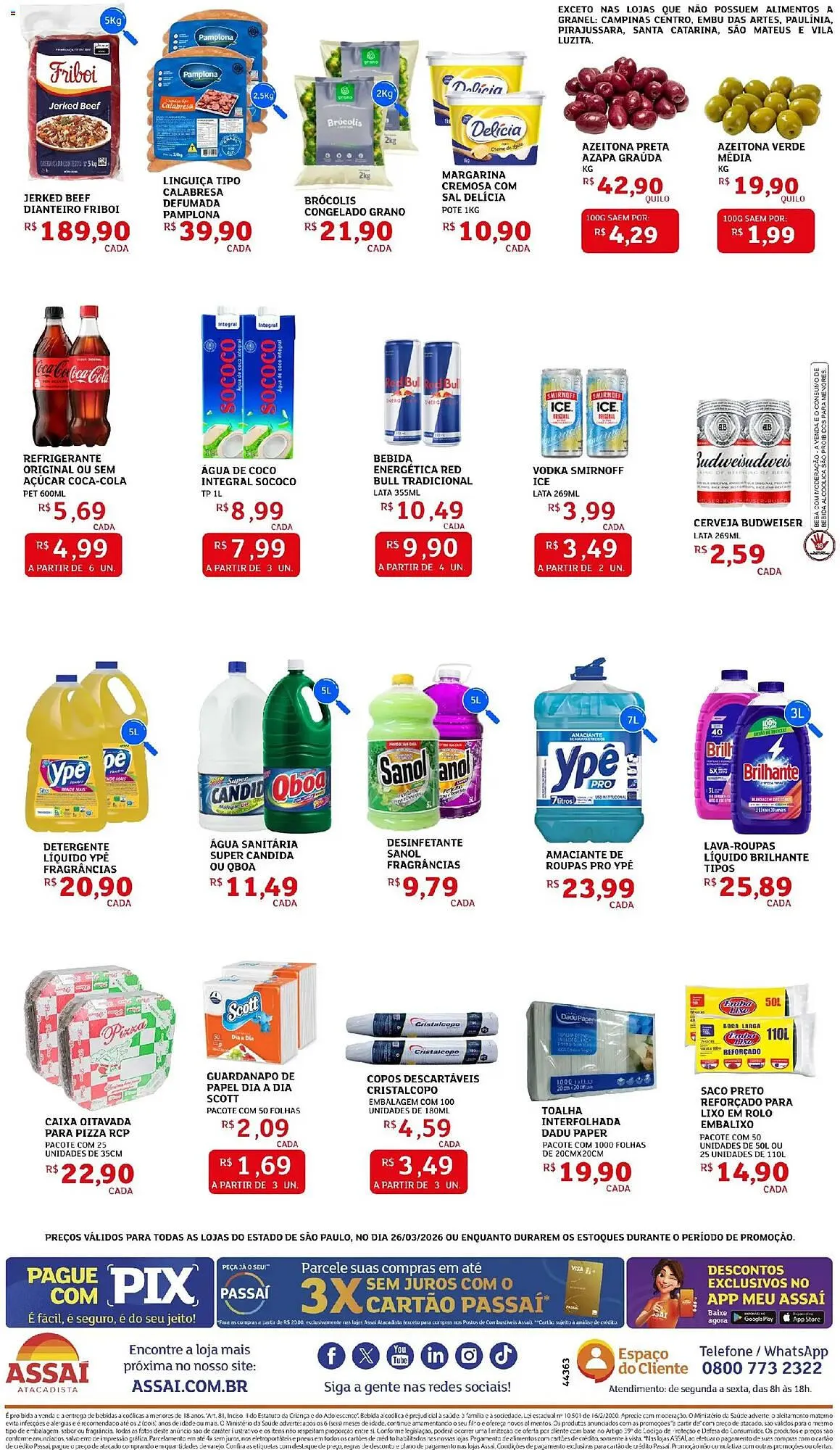 Encarte de Encarte Assaí Atacadista 26 de março até 27 de março 2026 - Pagina 2
