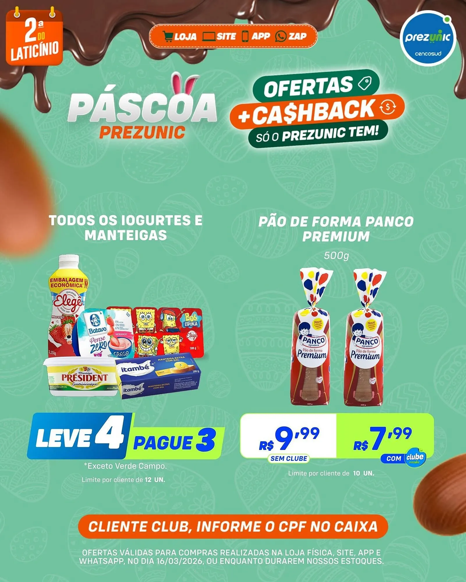 Encarte de Encarte Prezunic 16 de março até 16 de março 2026 - Pagina 3
