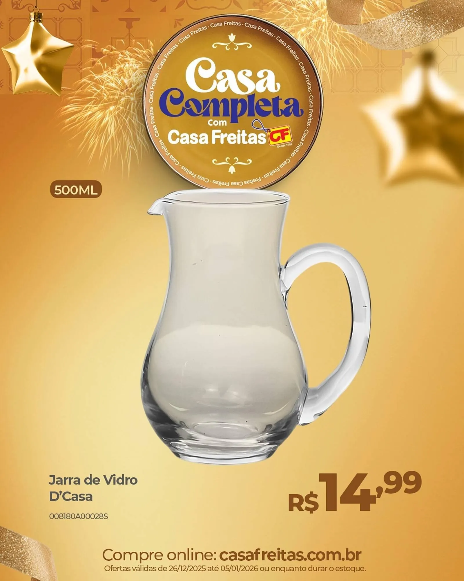 Encarte de Catálogo Casa Freitas 29 de dezembro até 5 de janeiro 2026 - Pagina 1