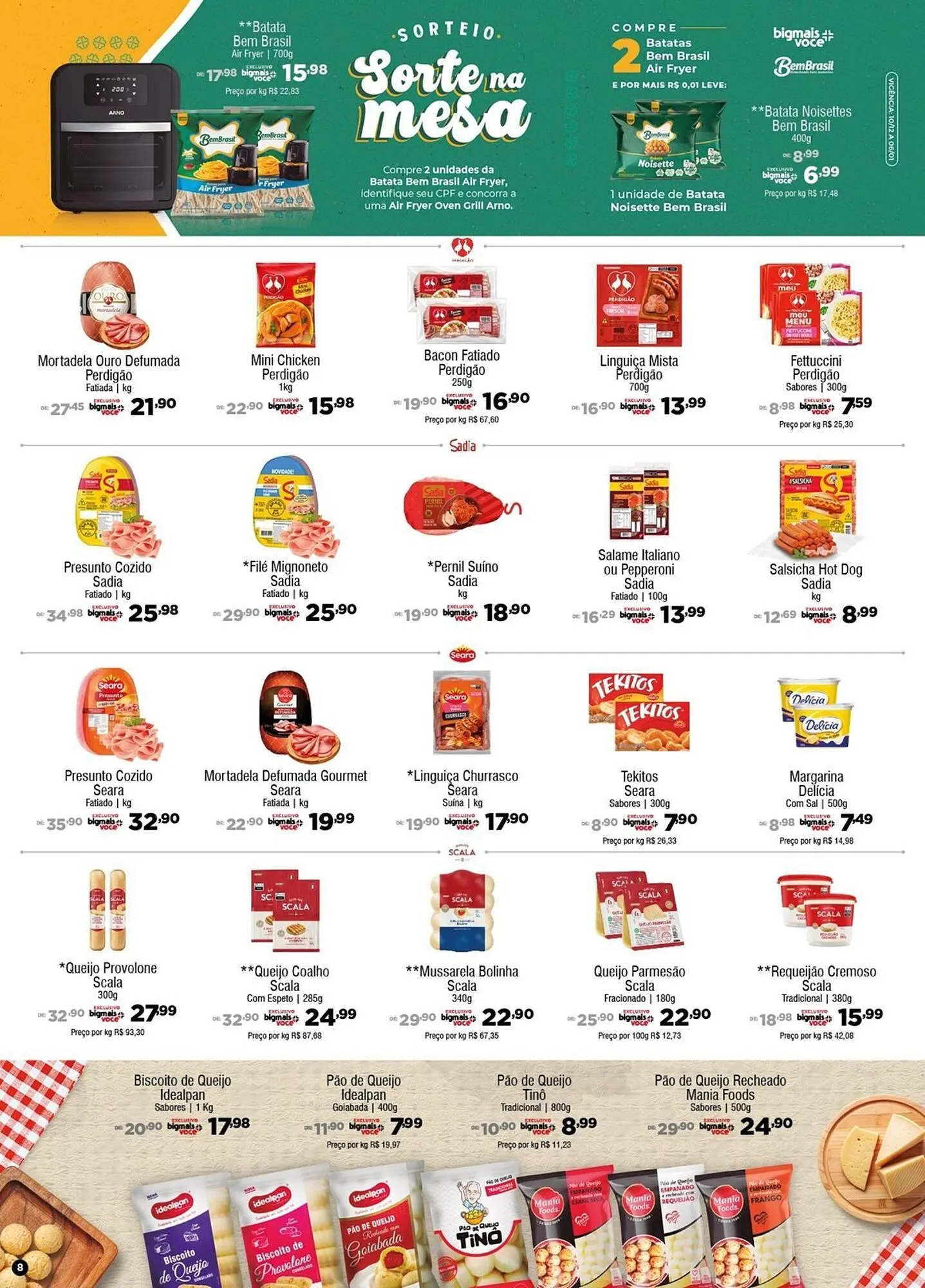 Encarte de Catálogo Big Mais Supermercados 10 de dezembro até 6 de janeiro 2026 - Pagina 8