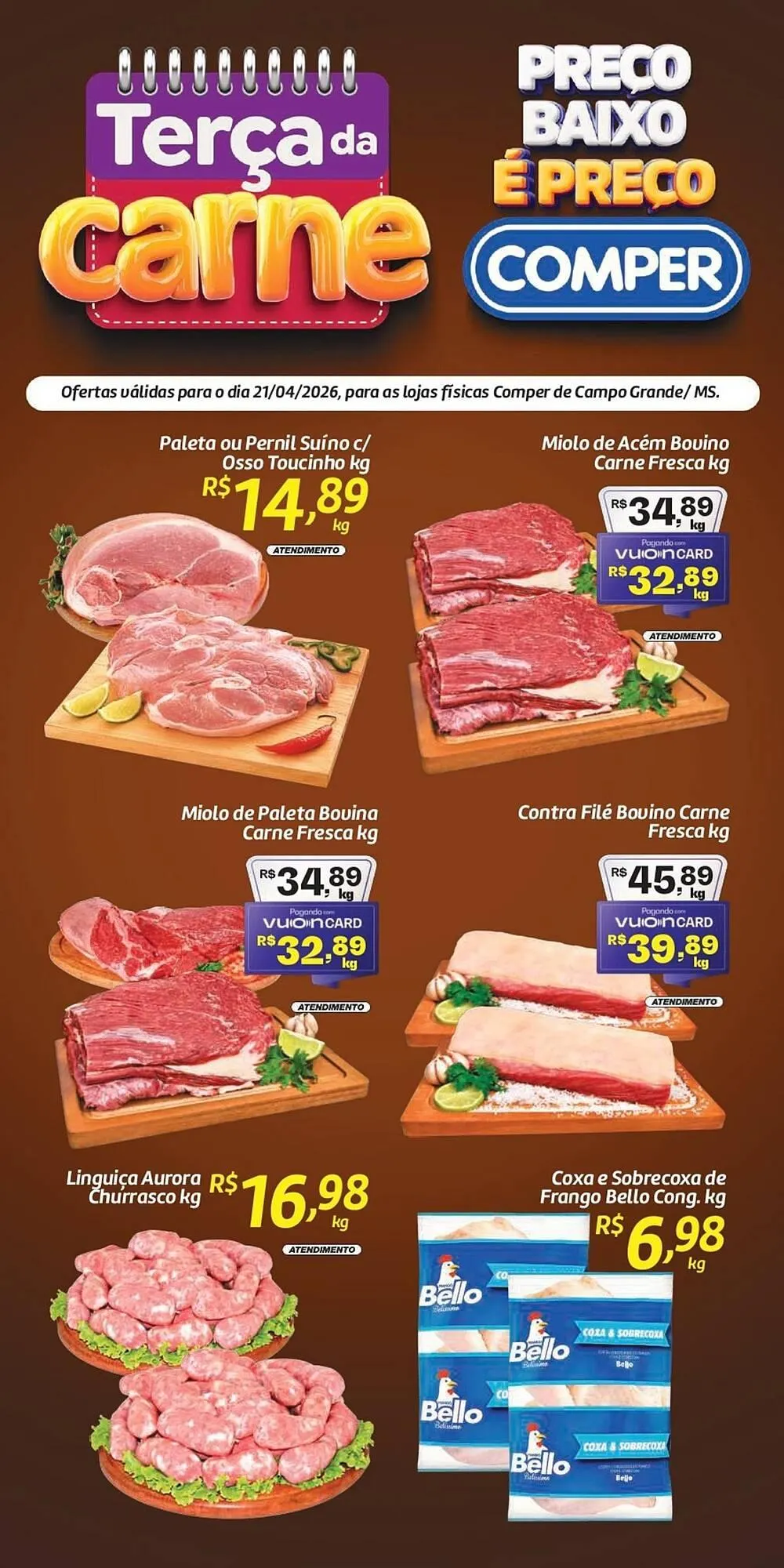 Encarte de Folheto Comper 21 de abril até 21 de abril 2026 - Pagina 1