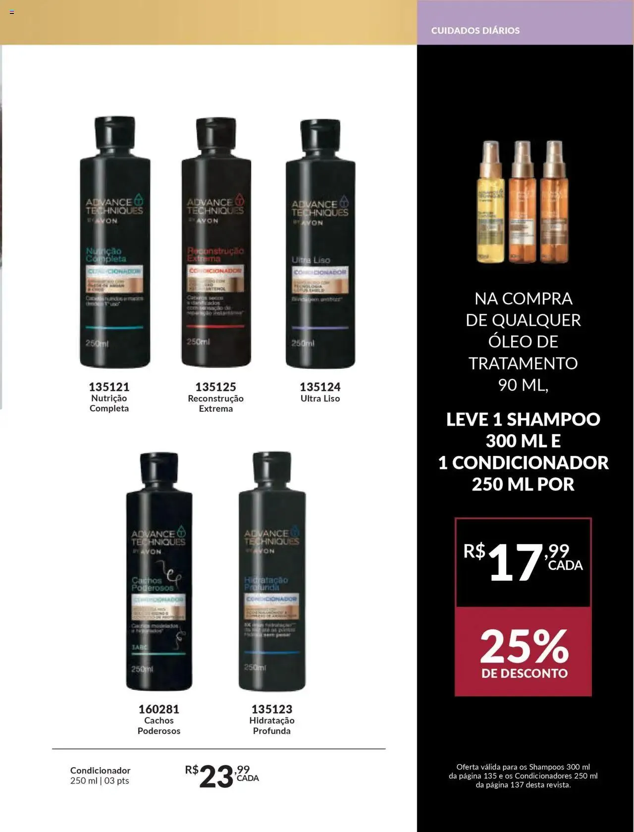 Encarte de Avon - Campanha 07 3 de abril até 1 de maio 2025 - Pagina 137