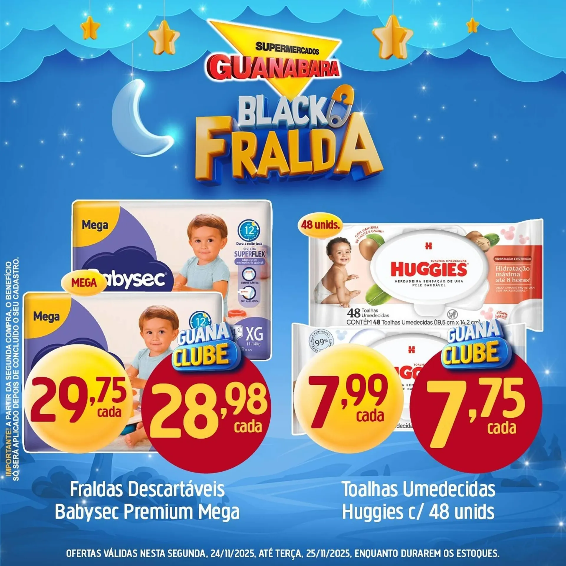 Encarte de Encarte Supermercados Guanabara 24 de novembro até 24 de novembro 2025 - Pagina 1