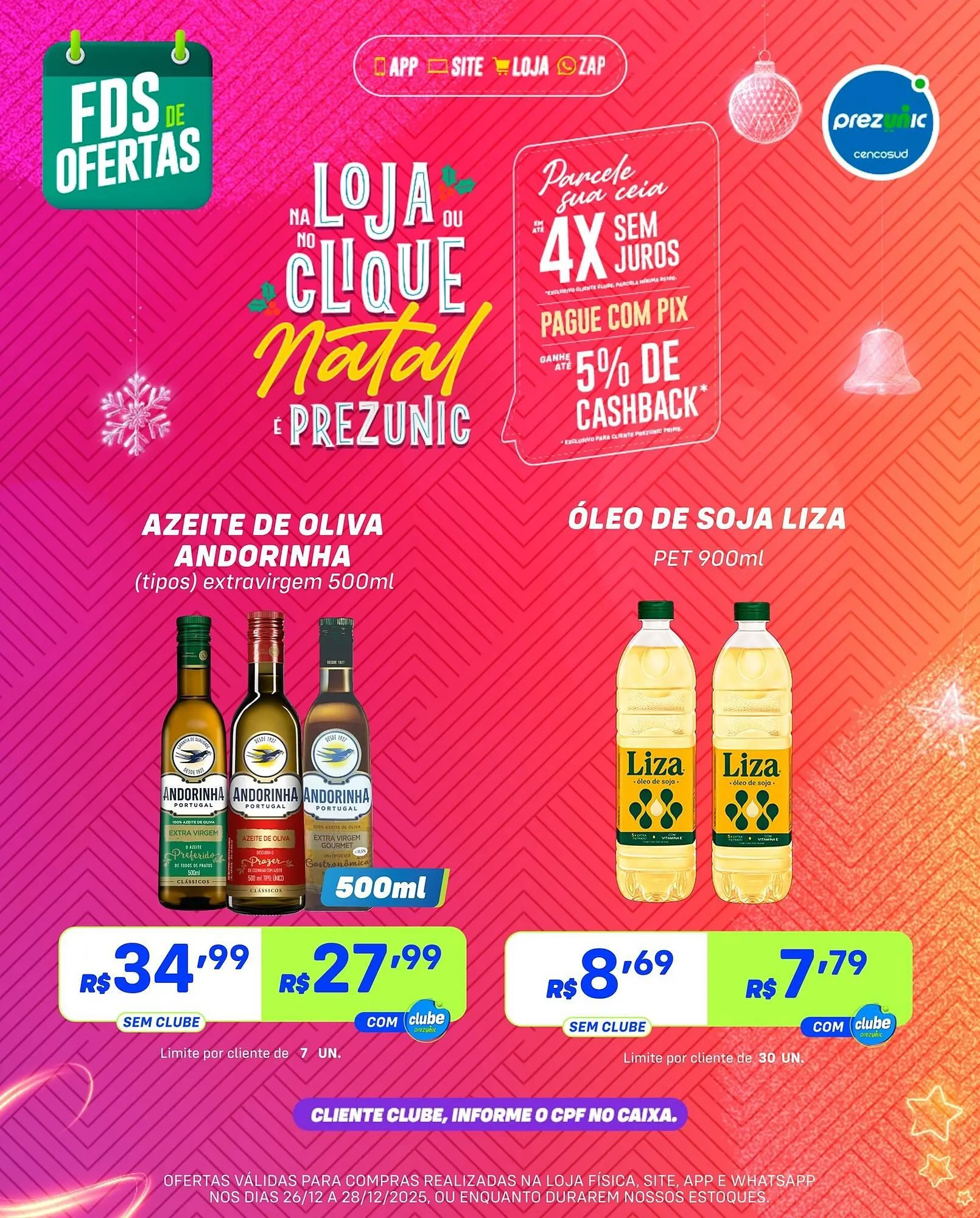Encarte de Encarte Prezunic 26 de dezembro até 28 de dezembro 2025 - Pagina 4