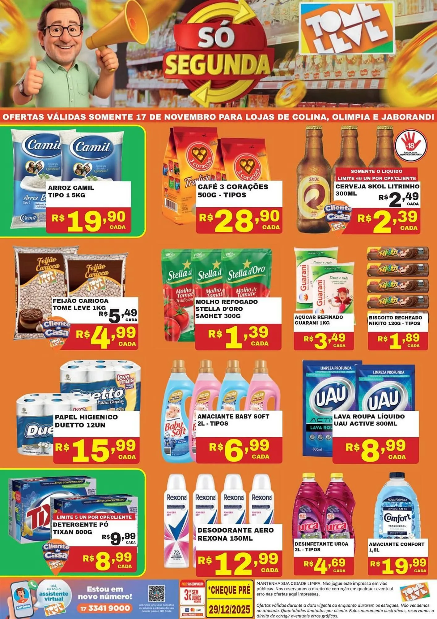Encarte de Catálogo Tome Leve 29 de dezembro até 29 de dezembro 2025 - Pagina 1