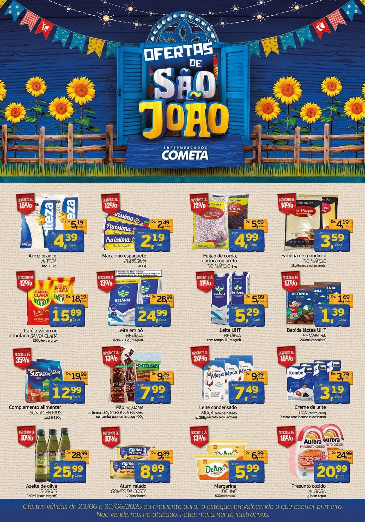 Encarte de Catálogo Cometa Supermercados 23 de junho até 30 de junho 2025 - Pagina 1