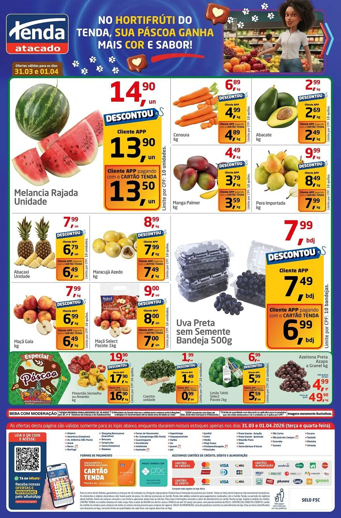 Encarte de Folheto Tenda Atacado 30 de março até 1 de abril 2026 - Pagina 4