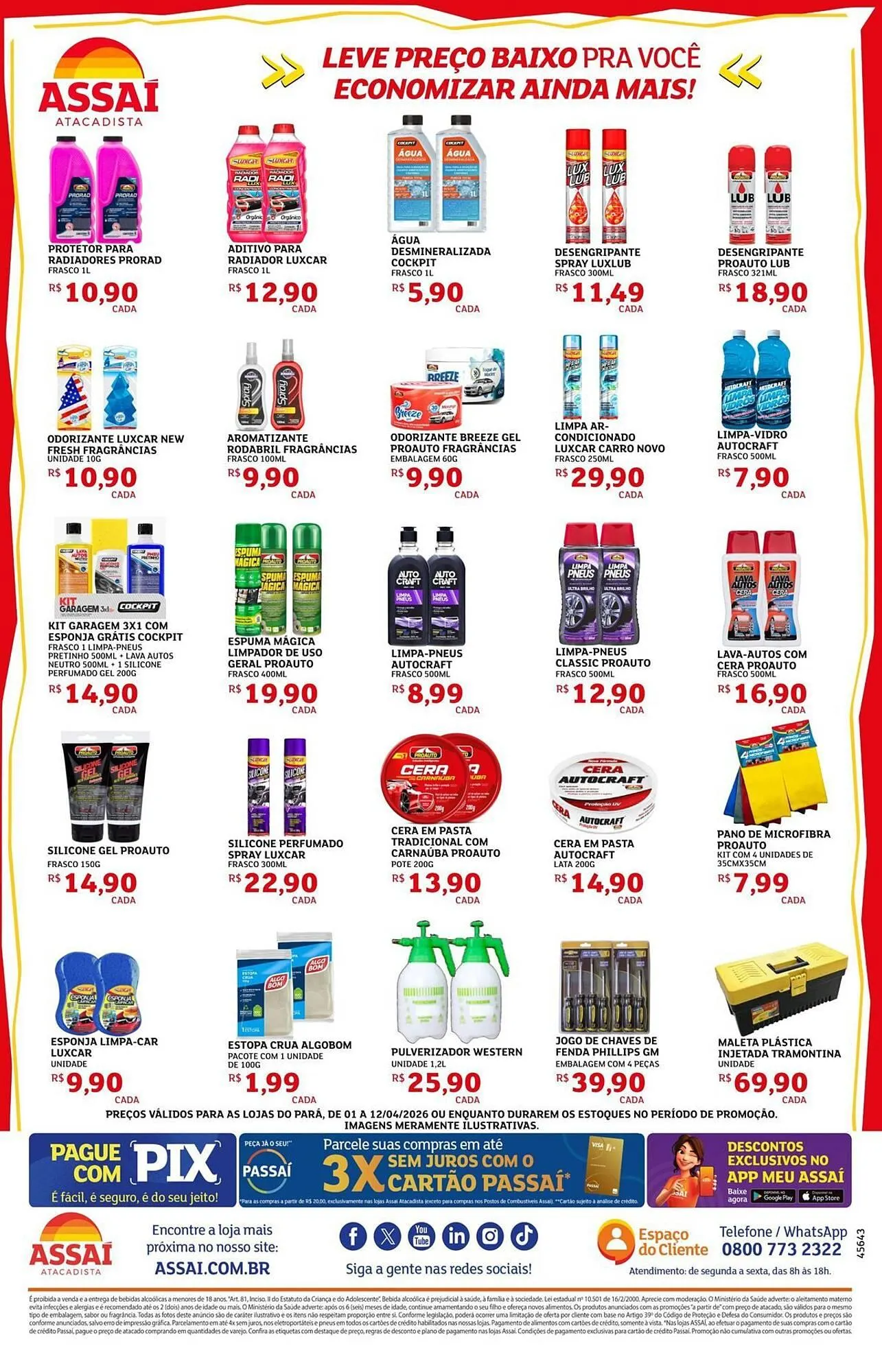 Encarte de Encarte Assaí Atacadista 1 de abril até 12 de abril 2026 - Pagina 2