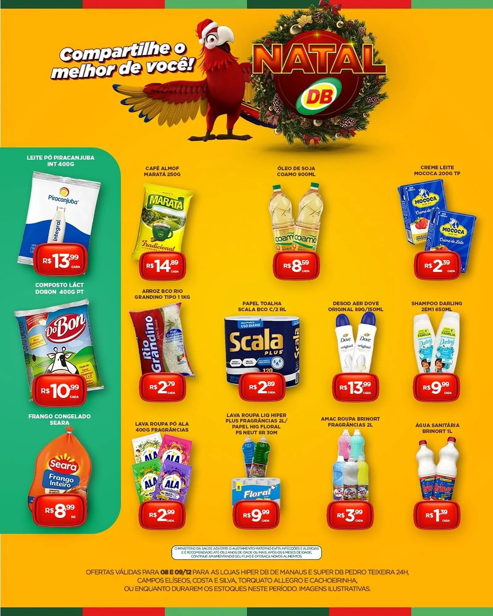 Encarte de Catálogo DB Supermercados 8 de dezembro até 9 de dezembro 2025 - Pagina 2