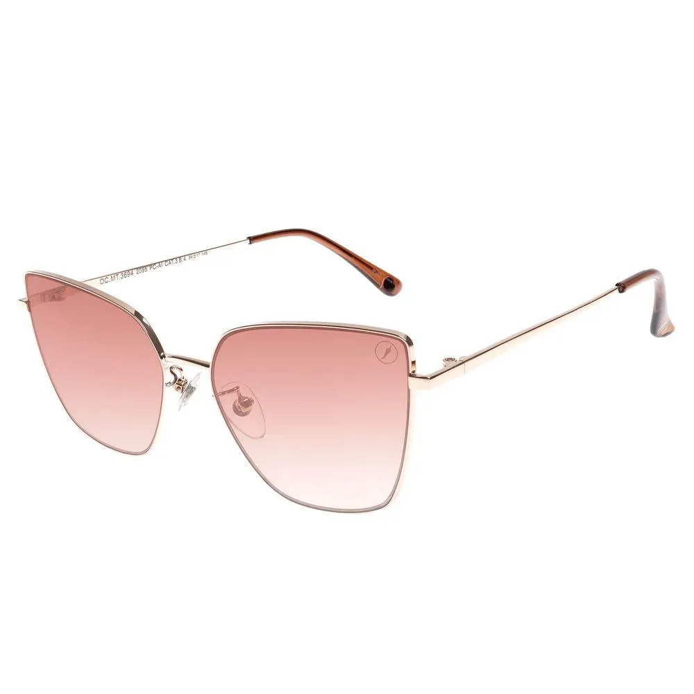 Óculos De Sol Feminino Chilli Beans Fashion Cat Rosé - OC.MT.3694.2095