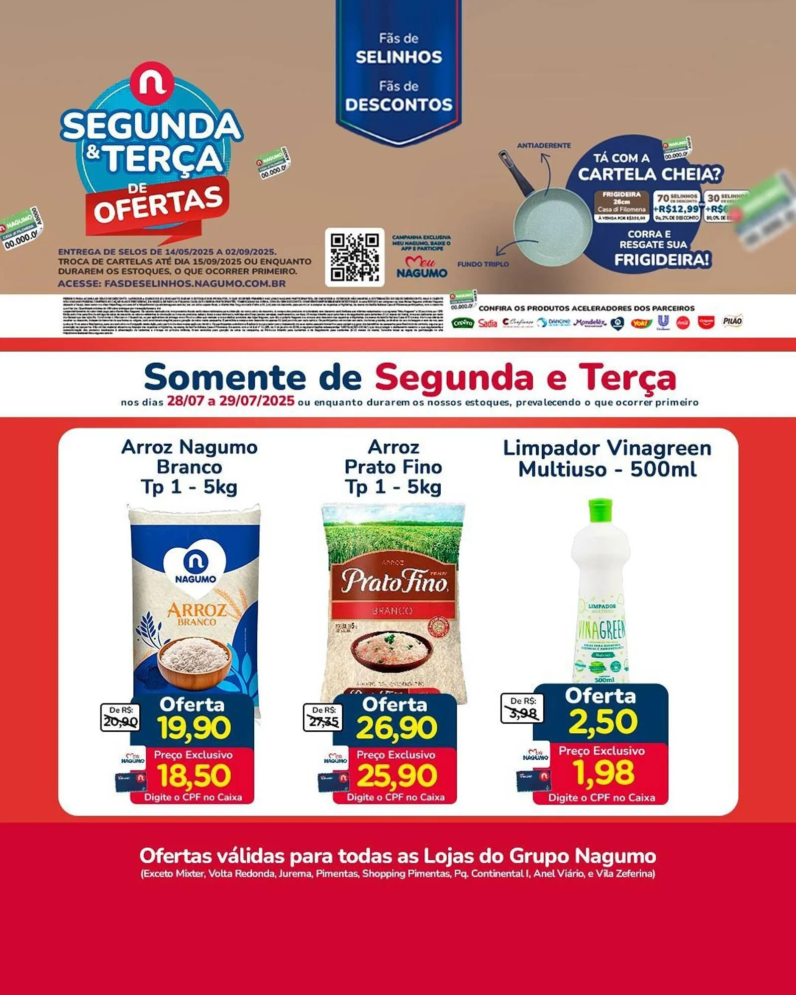 Encarte de Catálogo Nagumo 28 de julho até 29 de julho 2025 - Pagina 1