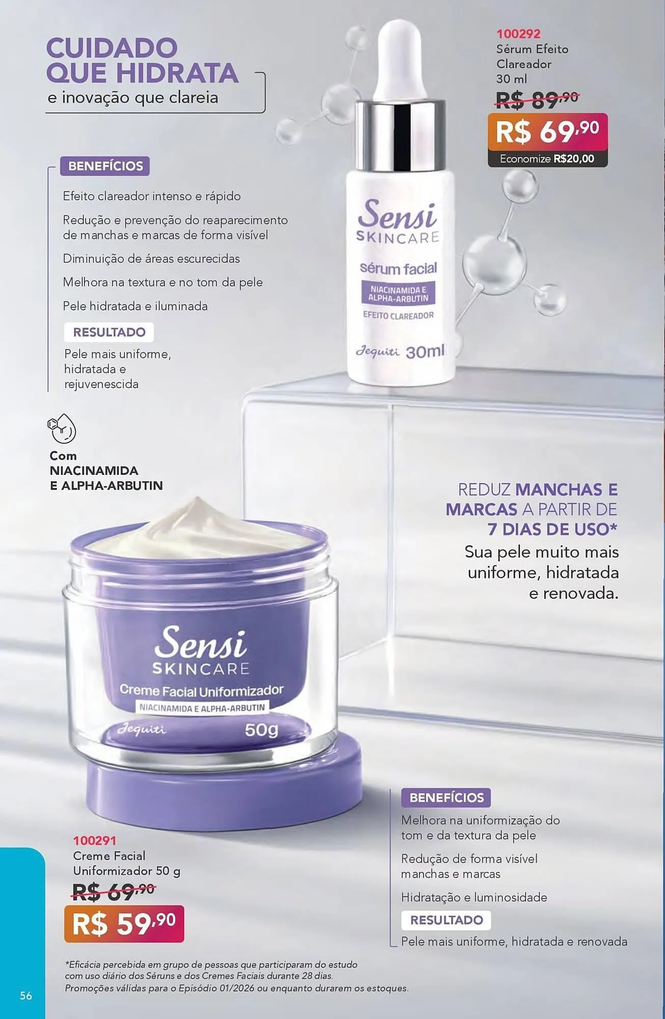 Encarte de Catálogo Jequiti 30 de dezembro até 1 de janeiro 2026 - Pagina 56