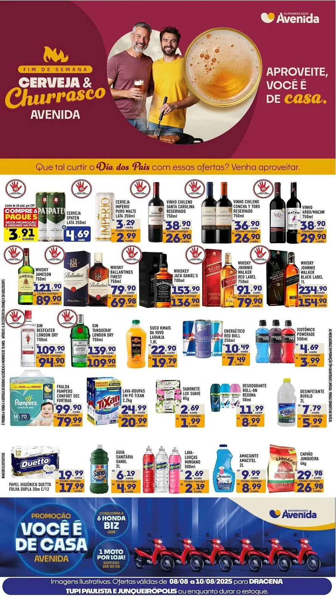 Encarte de Catálogo Supermercados Avenida 8 de agosto até 10 de agosto 2025 - Pagina 8