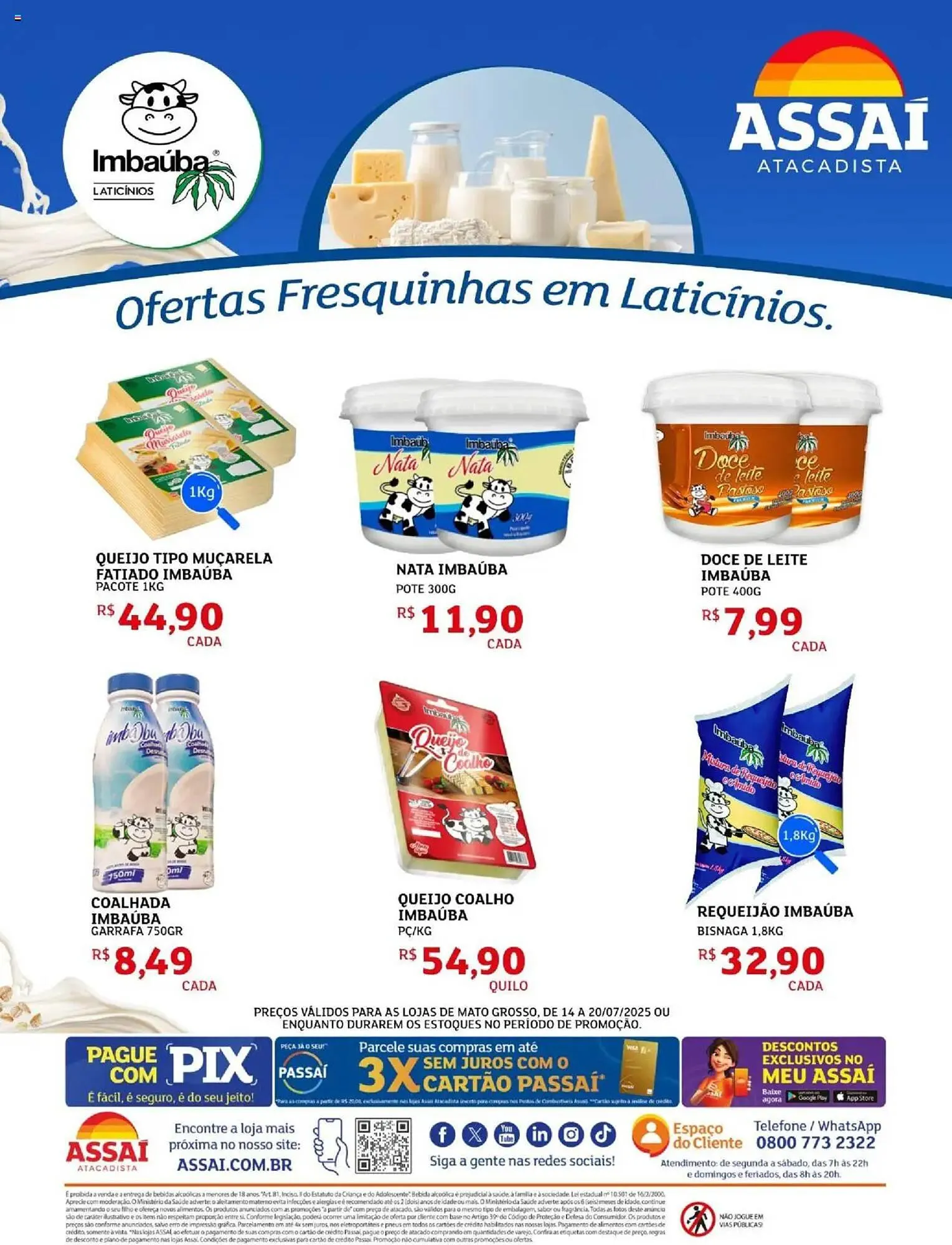 Encarte de Catálogo Assaí Atacadista 14 de julho até 20 de julho 2025 - Pagina 2