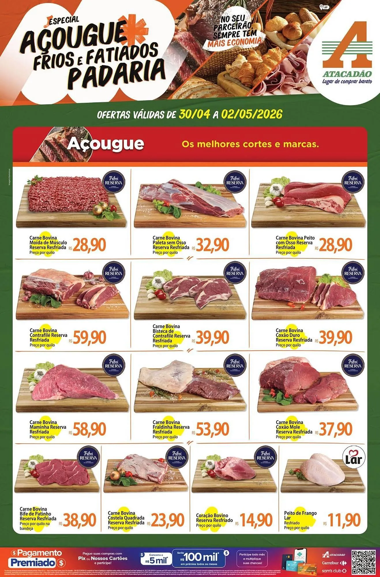 Encarte de Folheto Atacadão 30 de abril até 2 de maio 2026 - Pagina 1