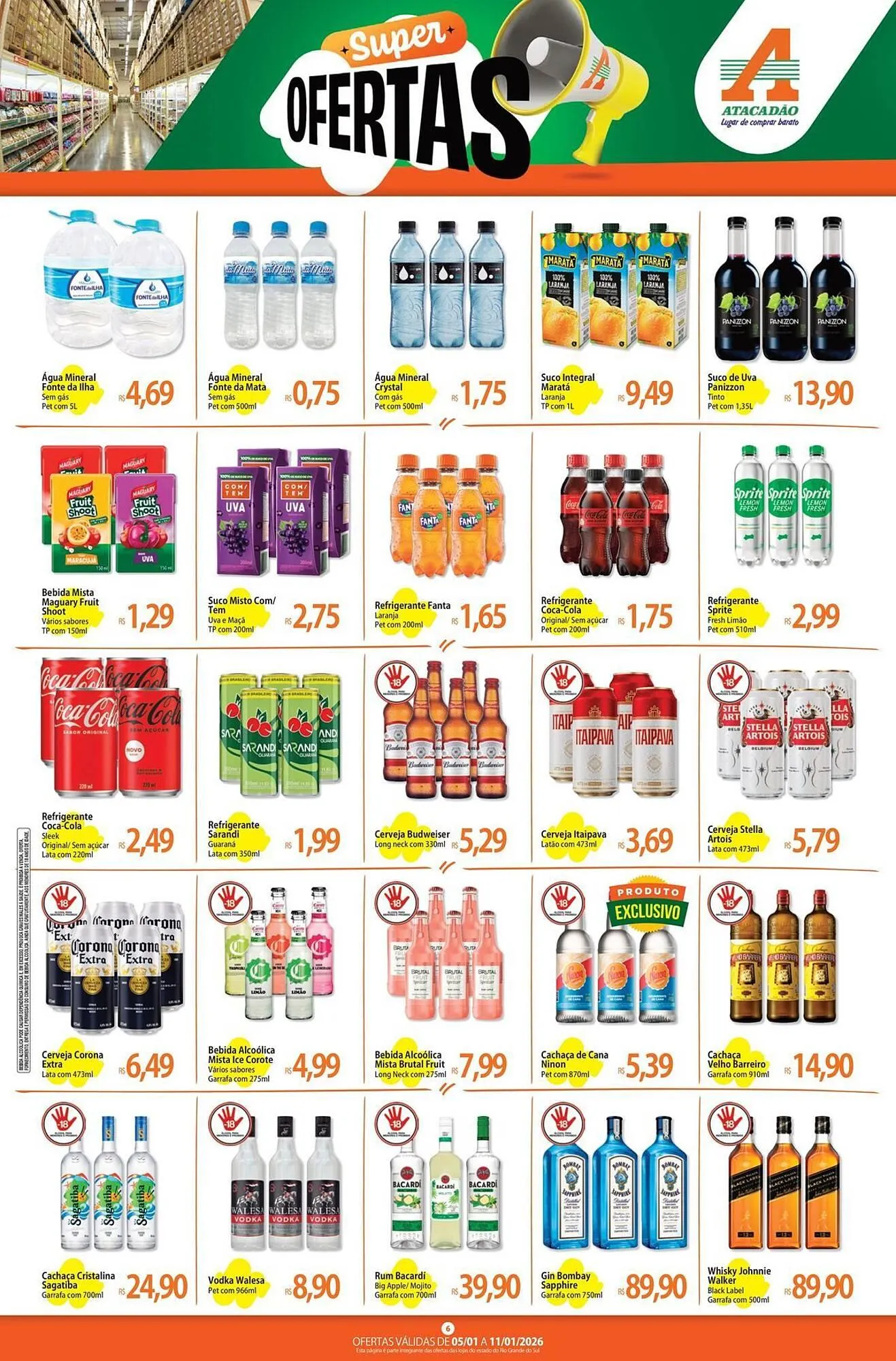 Encarte de Folheto Atacadão 6 de janeiro até 11 de janeiro 2026 - Pagina 6