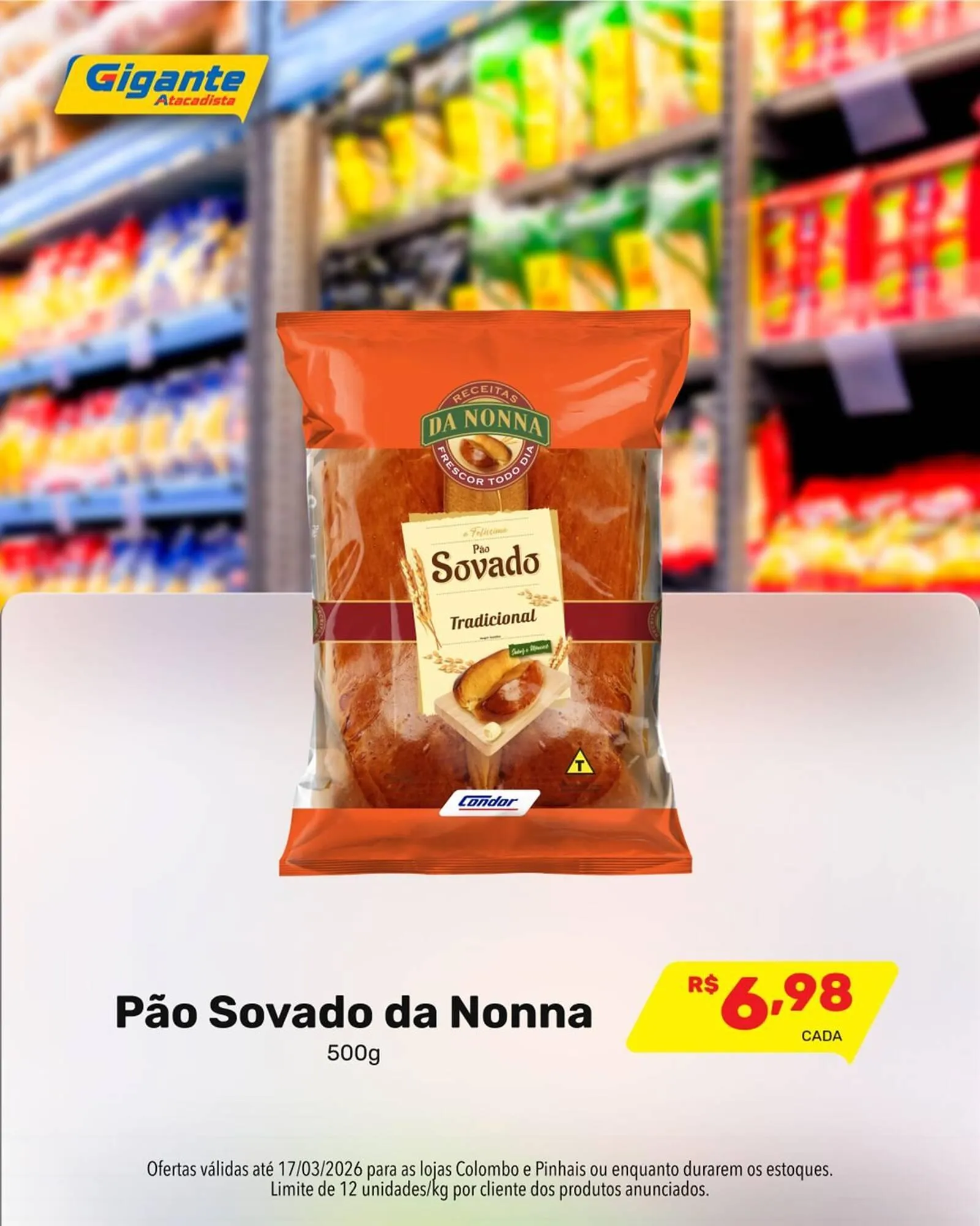 Encarte de Encarte Gigante Atacadista 13 de março até 17 de março 2026 - Pagina 3