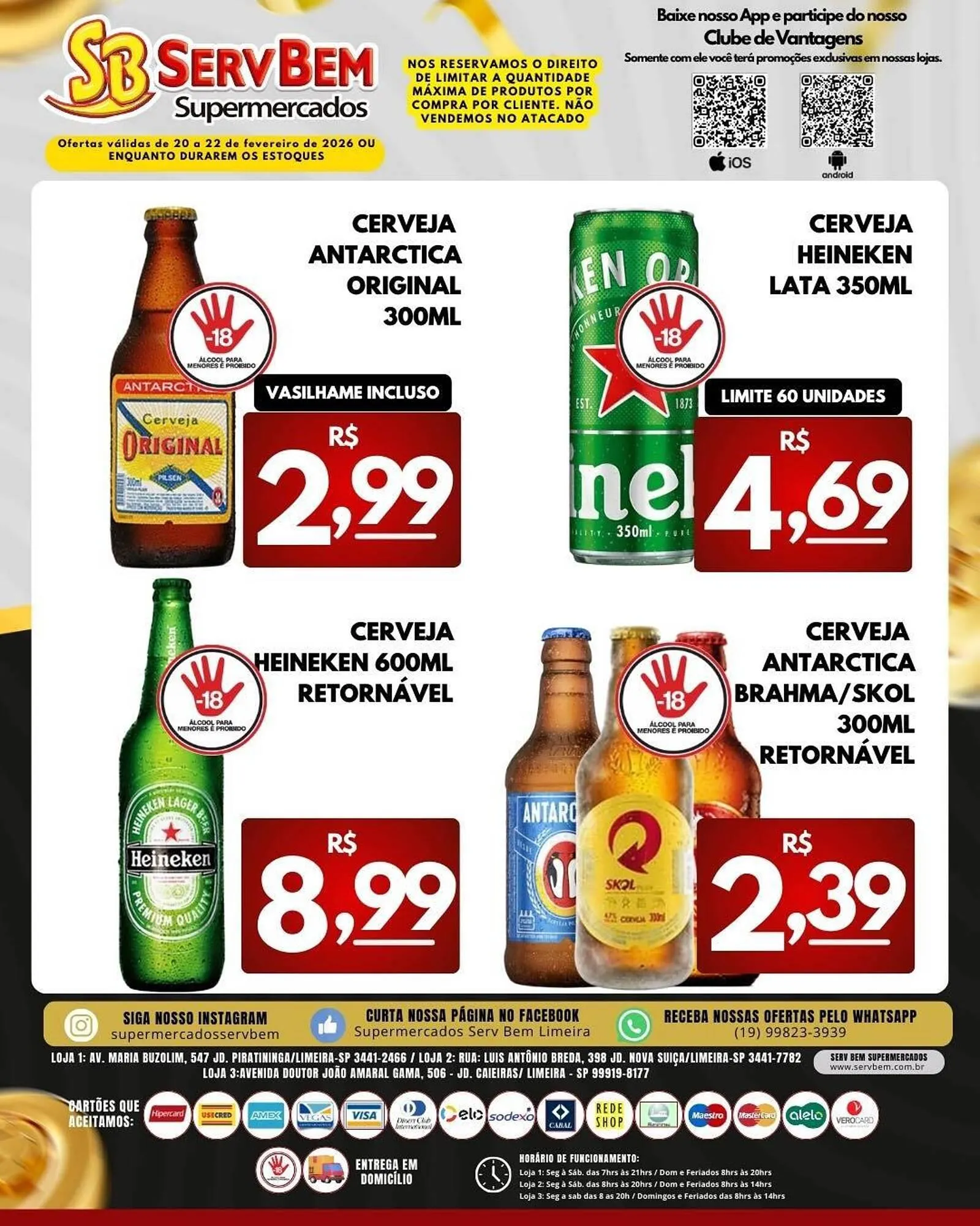 Encarte de Catálogo ServBem 20 de fevereiro até 22 de fevereiro 2026 - Pagina 1