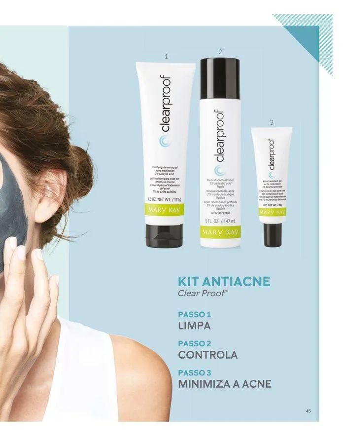 Encarte de Cartilha Cuidados Faciais 2 de setembro até 30 de setembro 2024 - Pagina 45