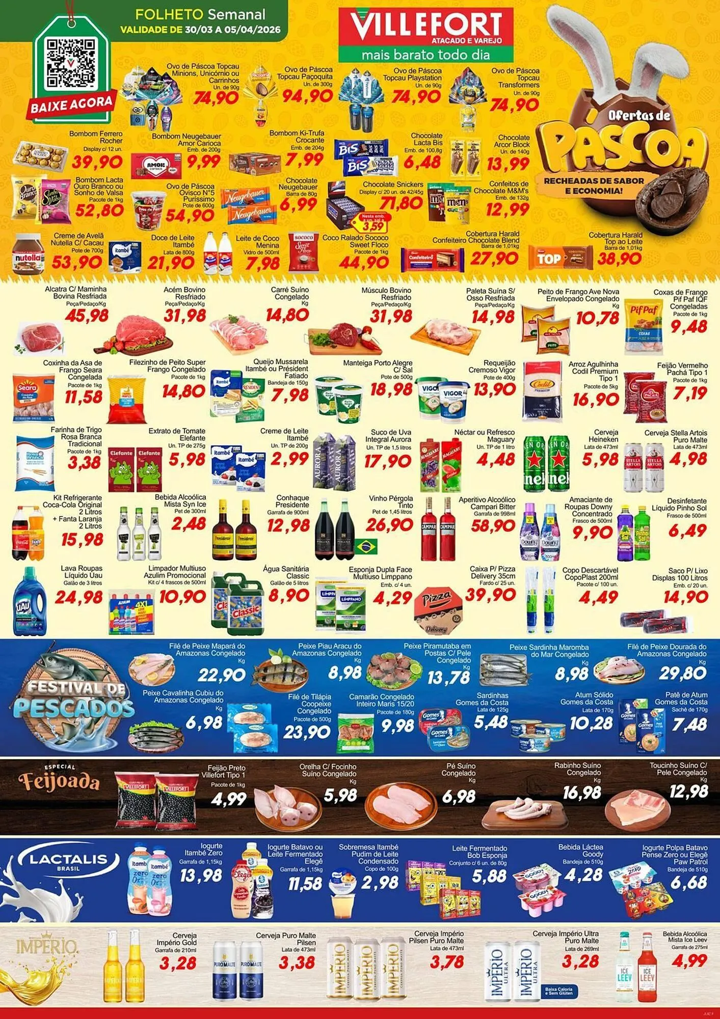 Encarte de Catálogo Villefort Atacadista 30 de março até 5 de abril 2026 - Pagina 1
