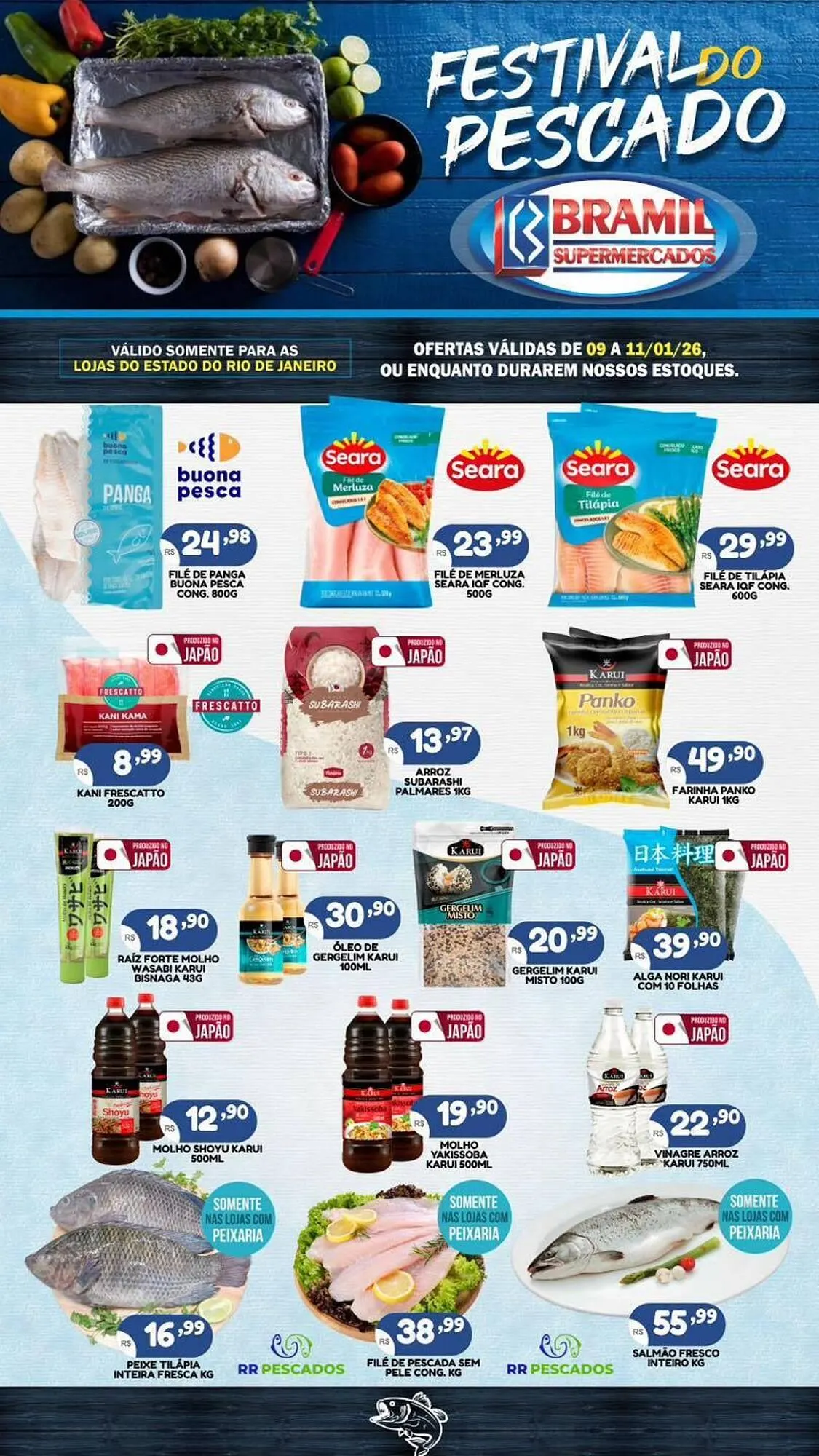 Encarte de Encarte Bramil Supermercados 9 de janeiro até 11 de janeiro 2026 - Pagina 1