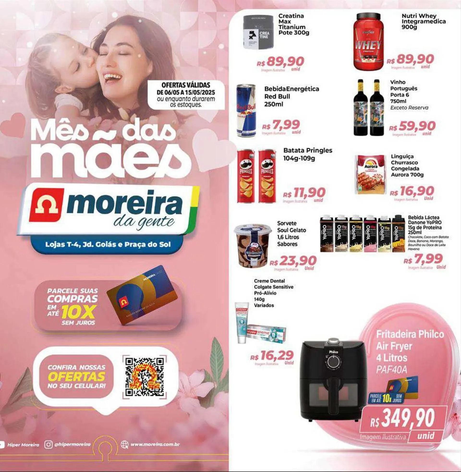 Encarte de Catálogo Hiper Moreira 6 de maio até 15 de maio 2025 - Pagina 1